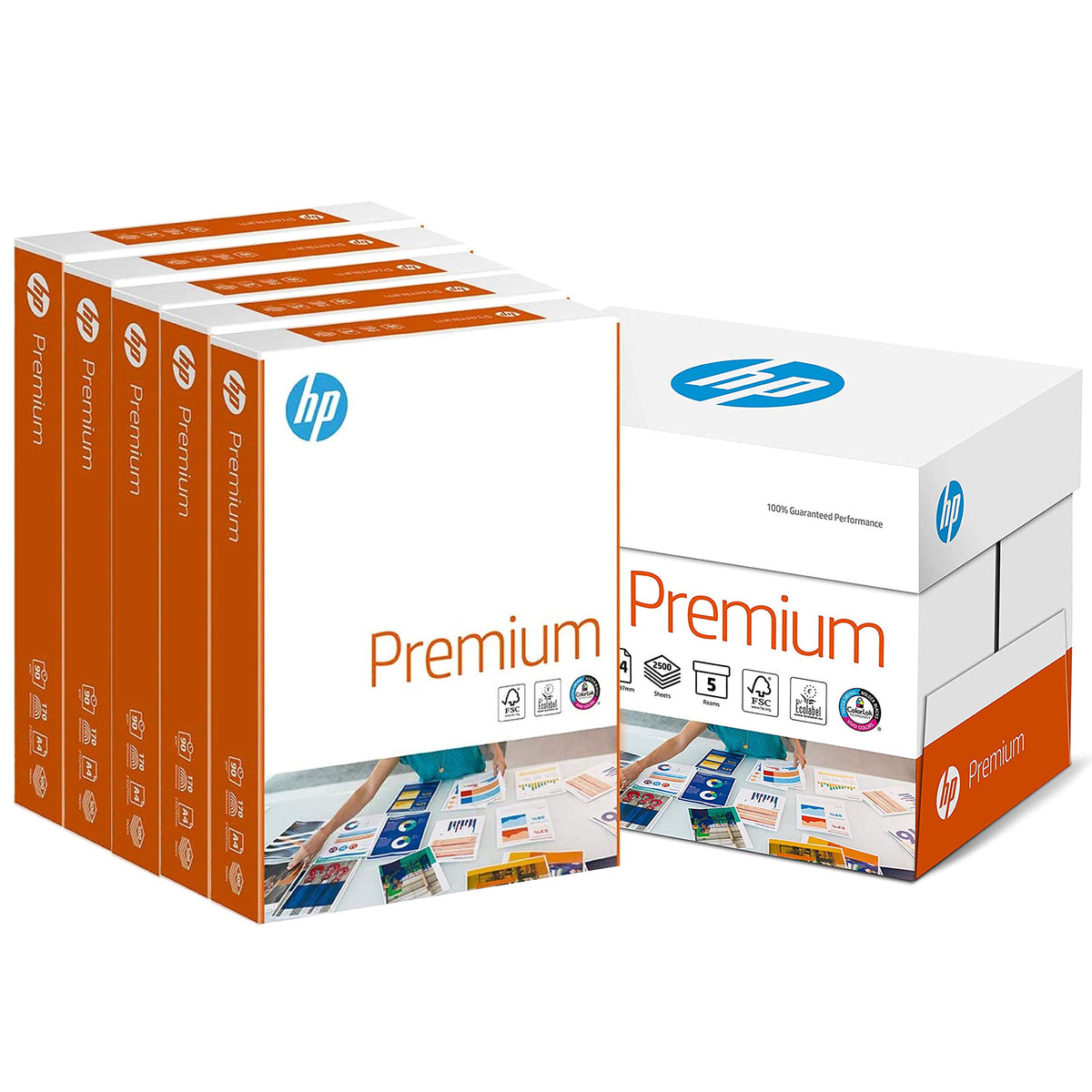 HP Premium hârtie de imprimantă CHP 852-90 g, DIN-A4, 2.500 foi (5x500), alb, Extra-neted - CHP852