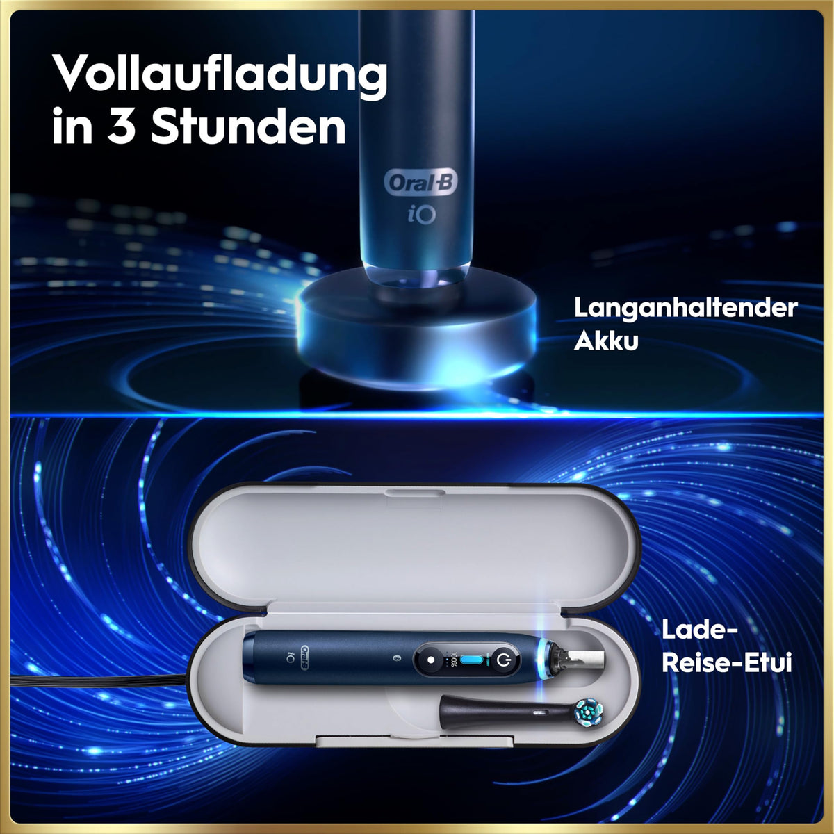 Oral-B iO - our most advanced technology with individually powered bristles and a dentist-inspired round brush head. - 8006530013307