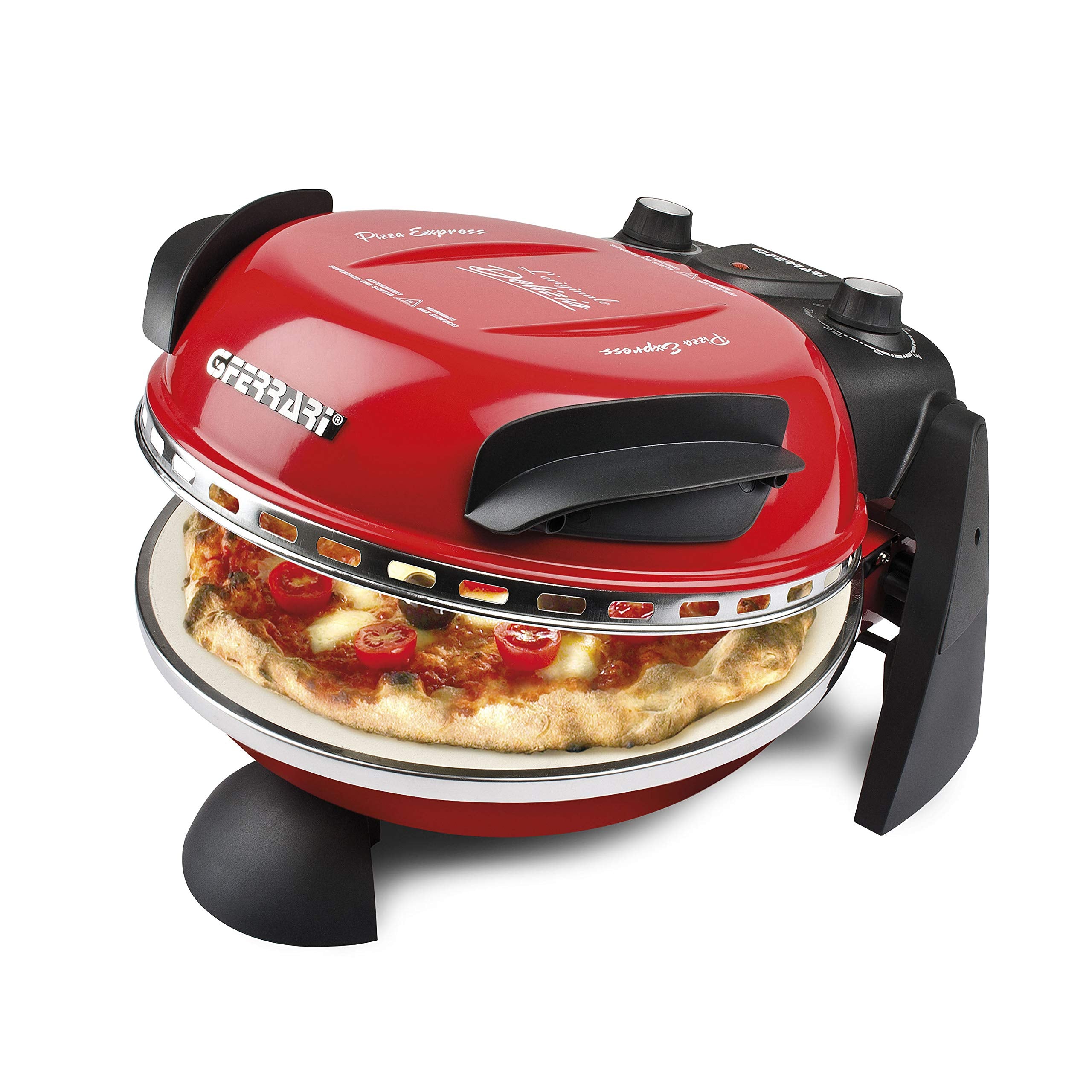 G3 Ferrari G10006 Pizza External Pleasure, Oven Pizza, 33.5 x 20 x 35 (L x H x P) cm, 1200 W, 400°C, Red - G1000602