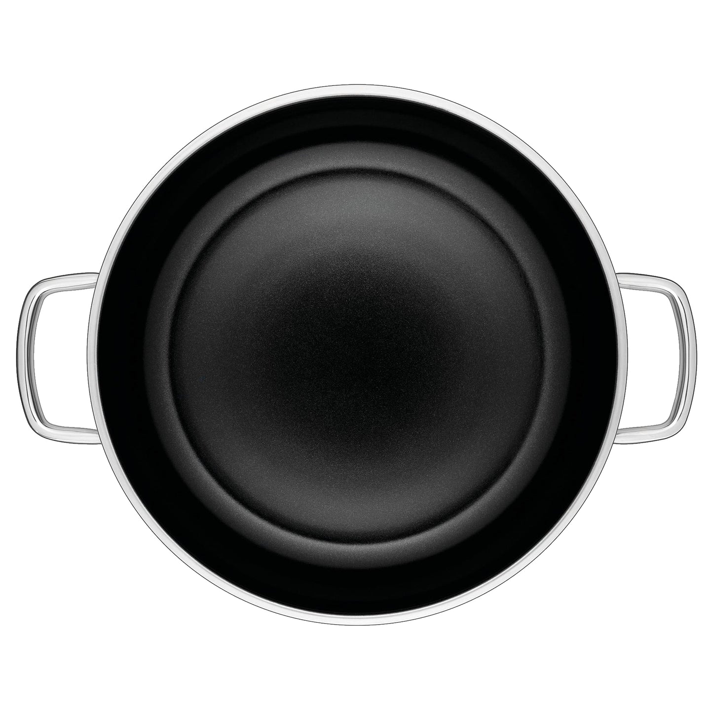 WMF Durado serving pan 24 cm, stainless steel pan induction, non-stick coating, suitable for all types of stoves, energy saving, ceramic coating, energy saving, oven safe up to 260 degrees - 748346021