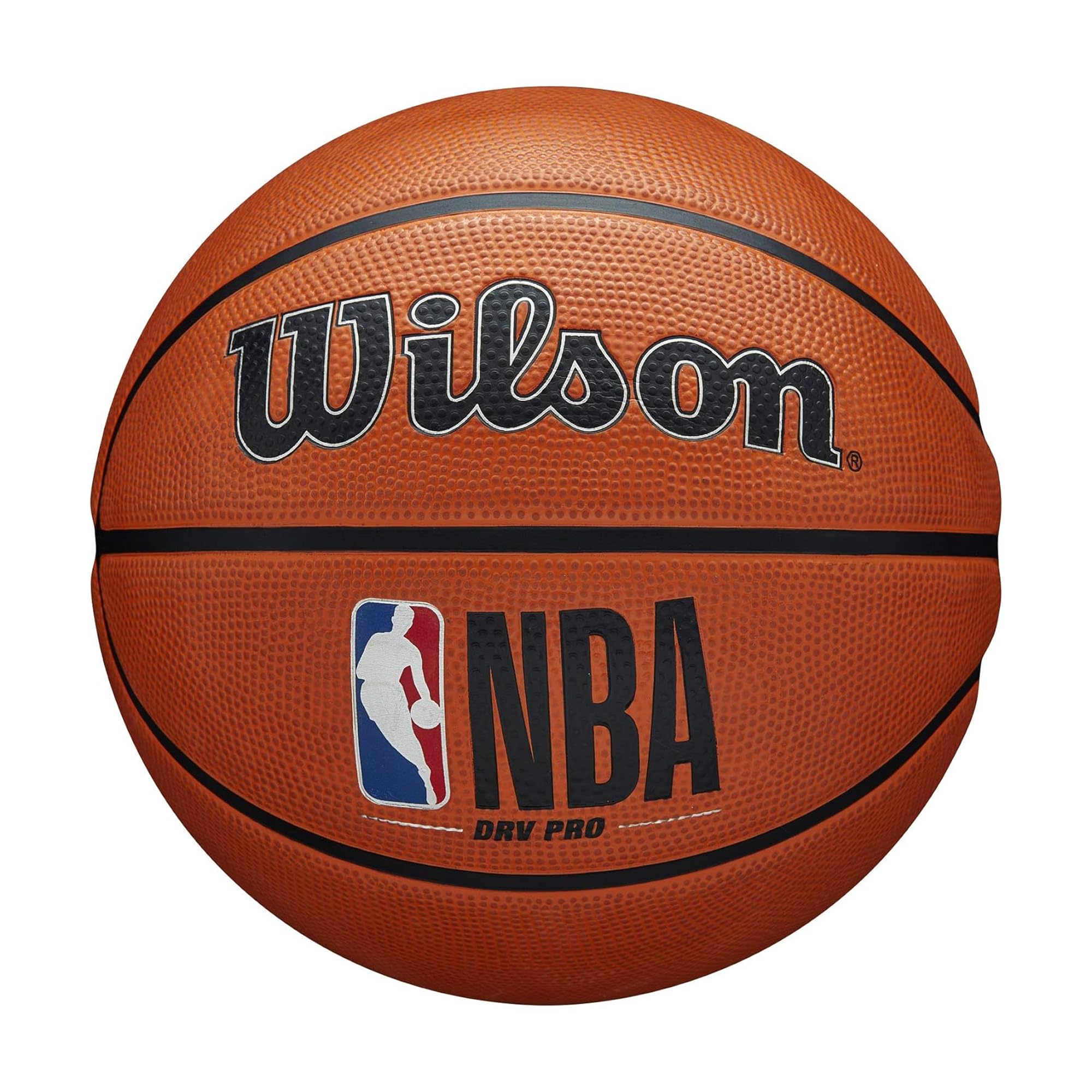 Wilson Basketball NBA DRV PRO, Outdoor, Tackskin Rubber, Size: 6, Brown - WTB9100ID06