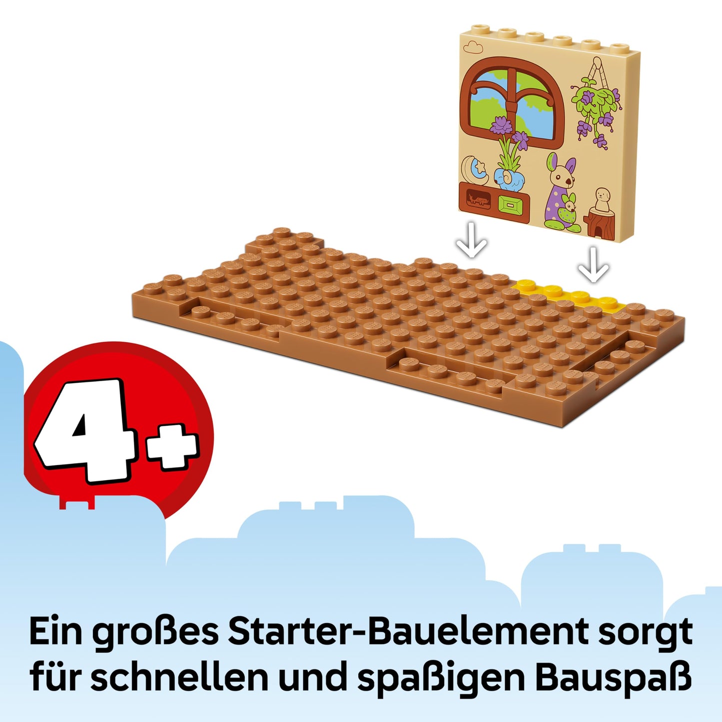 LEGO Bluey School with Rusty and Bluey - educational toy with kitchen, cafe, 2 minifigures & play food accessories - Montessori set - birthday gift for girls and boys aged 4 and over - 11221