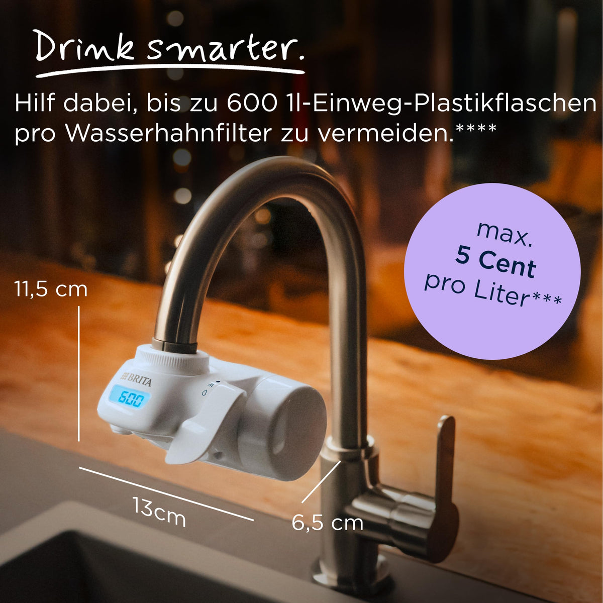 BRITA ON TAP Pro sistem de filtrare a apei pentru robinet, 1x filtru V-MF - 1052073