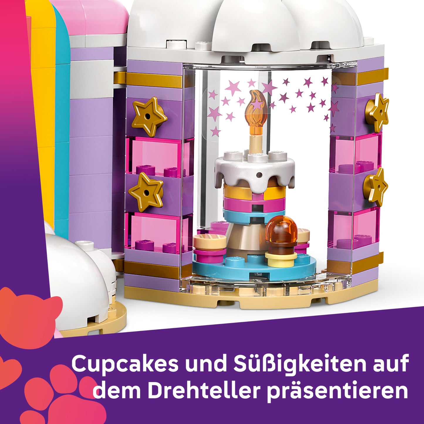 LEGO Friends Unicorn Dream Cafe - Toy Cake Shop with 3 Mini Dolls, Cash Register & Toy Food Accessories Including Cupcakes - Birthday Gift for Girls Ages 6 and Up - 42684