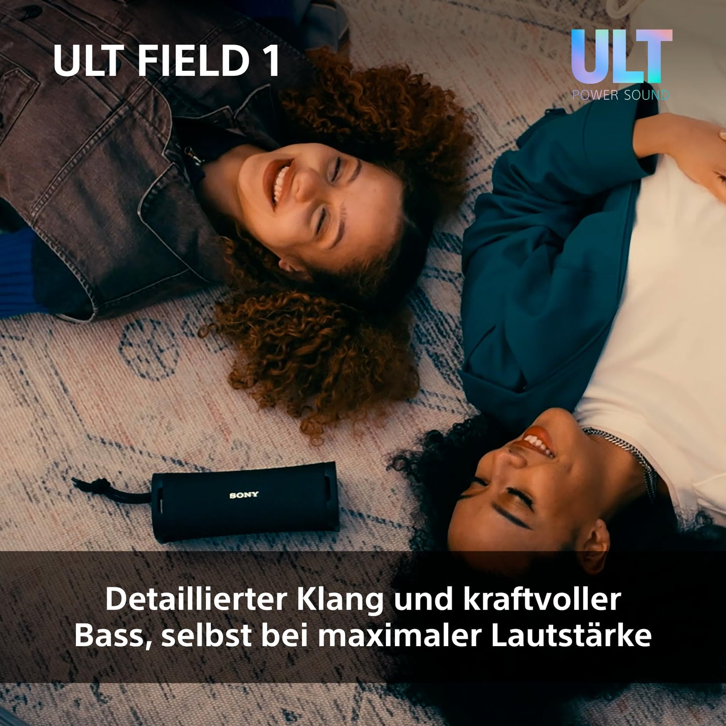 Sony ULT Field 1 - Wireless portable Bluetooth speaker with ULT Power Sound, powerful bass, IP67, waterproof, dustproof, shockproof, 12h battery, clear call quality, outdoor - orange - SRSULT10D.CE7