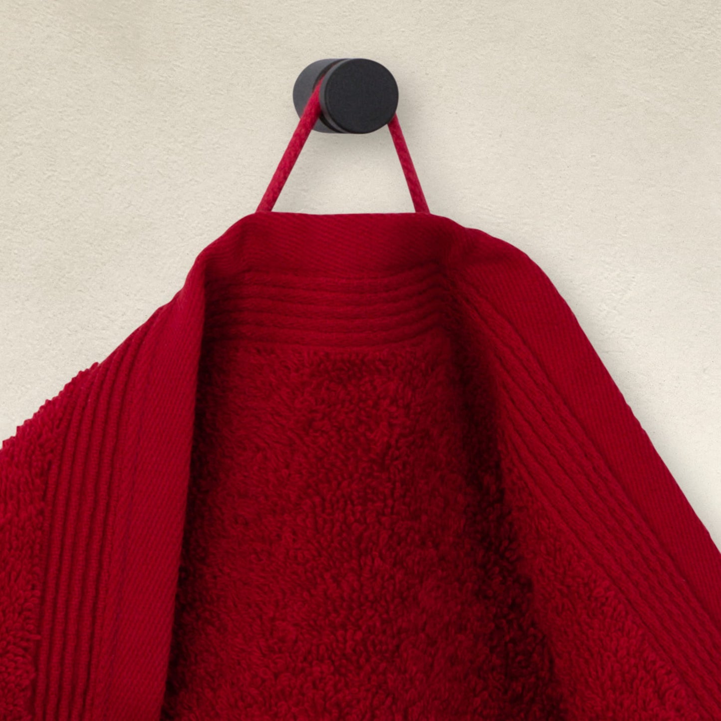Möve Superwuschel bath towel 100 x 160 cm made of 100% cotton, ruby - 017258775-100160-075