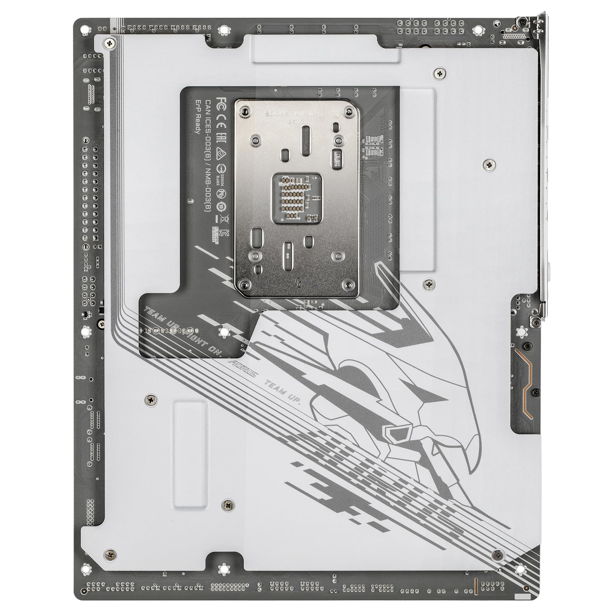 GIGABYTE X870E AORUS PRO X3D Ice Mainboard – Supports AMD Ryzen 9000 processors, 18+2+2-phase digital VRM, up to 9000 Hz DDR5 (OC), 2 x PCIe 5.0 + 2 x PCIe 4.0, Wi-Fi 7, 5 GbE LAN, USB 4