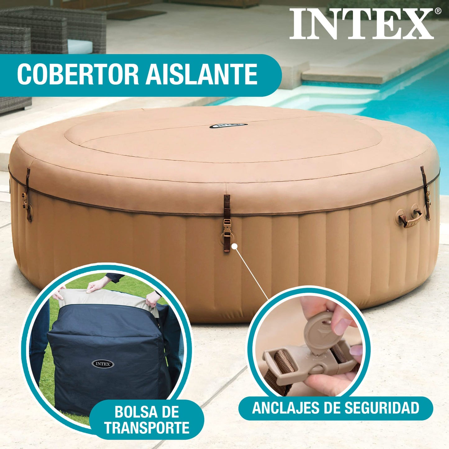 85IN X 28IN PURESPA BUBBLE MASSAGE SET - 28428EX