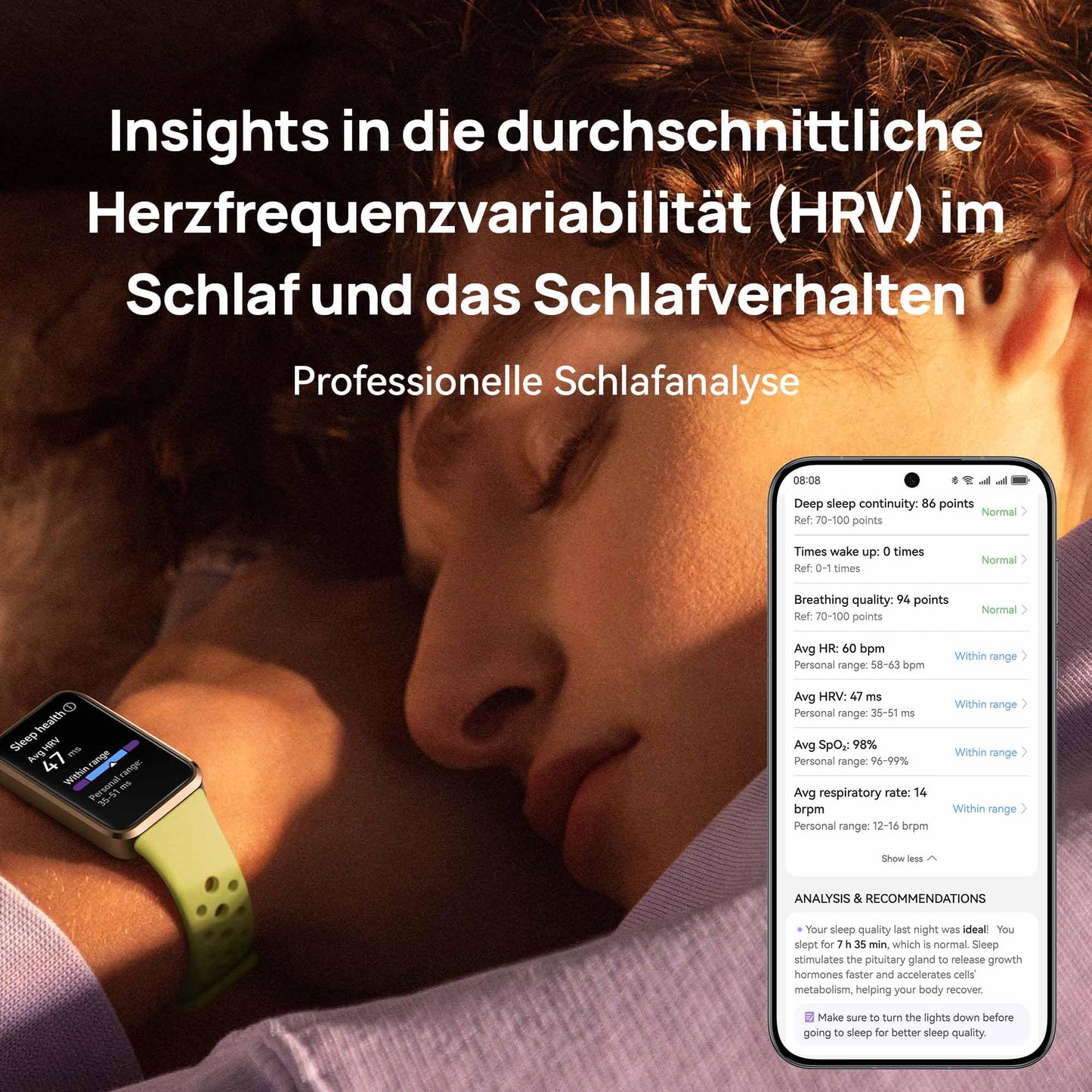 HUAWEI Band 10 Smartwatch, AI-Powered Fitness Tracking with Sleep Analysis, Average Heart Rate Variability (HRV) While Sleeping, Up to 14 Days Battery Life, for iOS & Android, Black - Nora-B19F