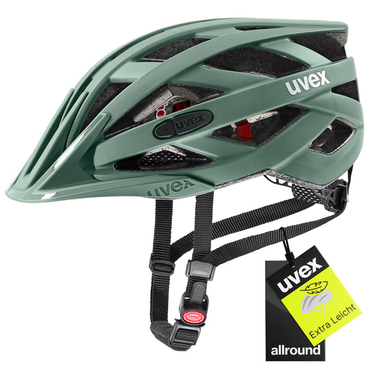 uvex i-vo cc bicycle helmet, Moss Green matt, 52-57 cm - S413423