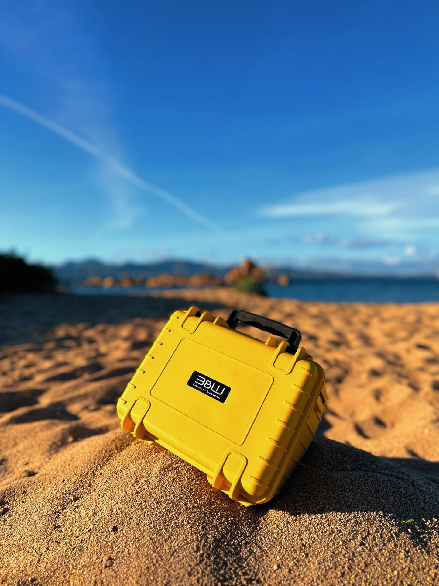 B&W International multi-purpose case Outdoor 2000 (PP.66) black - with cube foam - waterproof (IP67), dustproof, impact-resistant, extremely robust - 2000/B/SI
