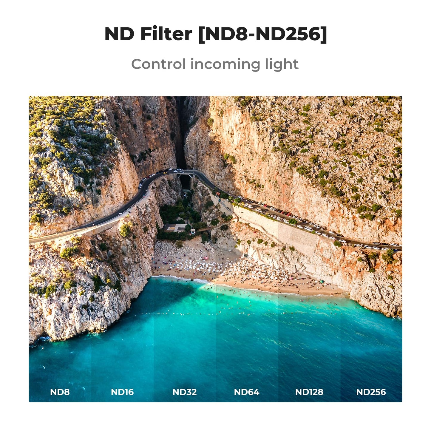 K&F Concept Mini 4 Pro Filter, Multi-Coated ND Filter Set for DJI Mini 4 Pro Drone Accessories - 8 Pack ND8, ND16, ND32, ND64, ND128, ND256, UV, CPL Filters - P15-SKU.2281