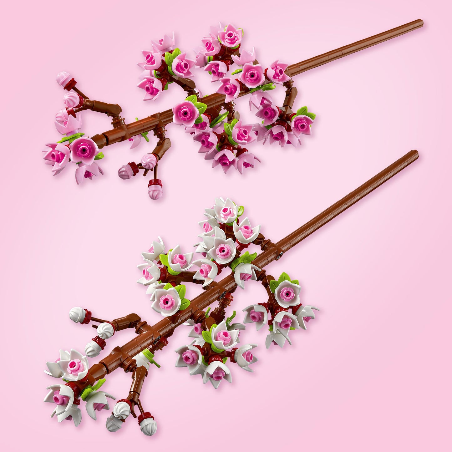 LEGO Botanicals Cherry Blossoms - Toy with artificial flowers - Creative decoration for desk - Playset with flowers for building and displaying Gift for girls and teenagers aged 8 and up - 40725