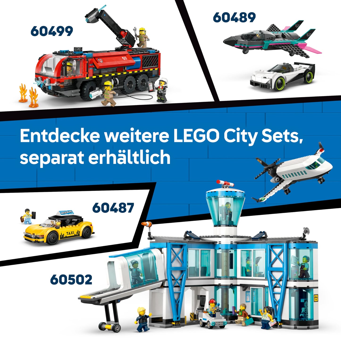 LEGO City Motorcycle Transporter - Toy to promote fine motor skills with transporter, 2 motorcycles, 2 minifigures, ramp and accessories - birthday gift for boys aged 4 and up - 60491