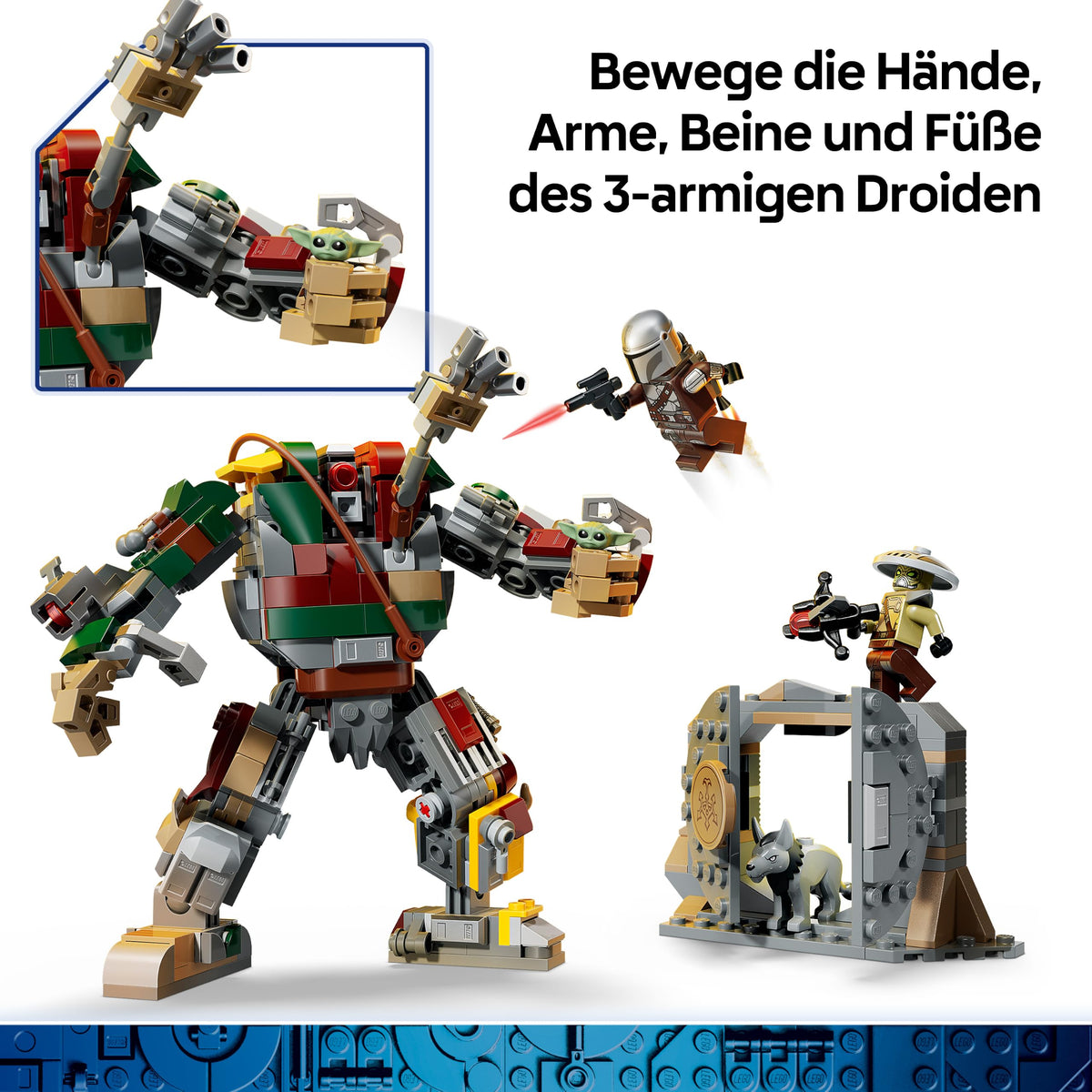 LEGO Star Wars Confruntarea cu droidul gardian la palatul Hutților 75451