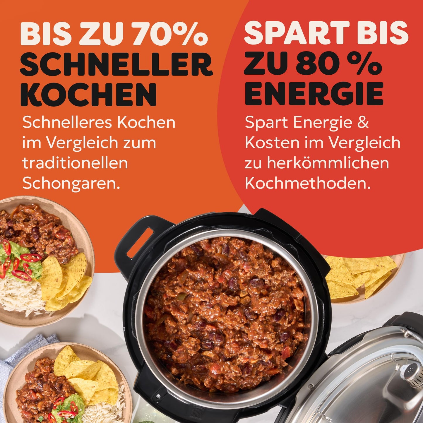 Instant Pot Multicooker XL 7.1L 7-in-1 Smart Cooker - pressure cooker, slow cooker, rice cooker, sauté pan, yogurt maker, steamer and food warmer, black - 140-0019-01-EU
