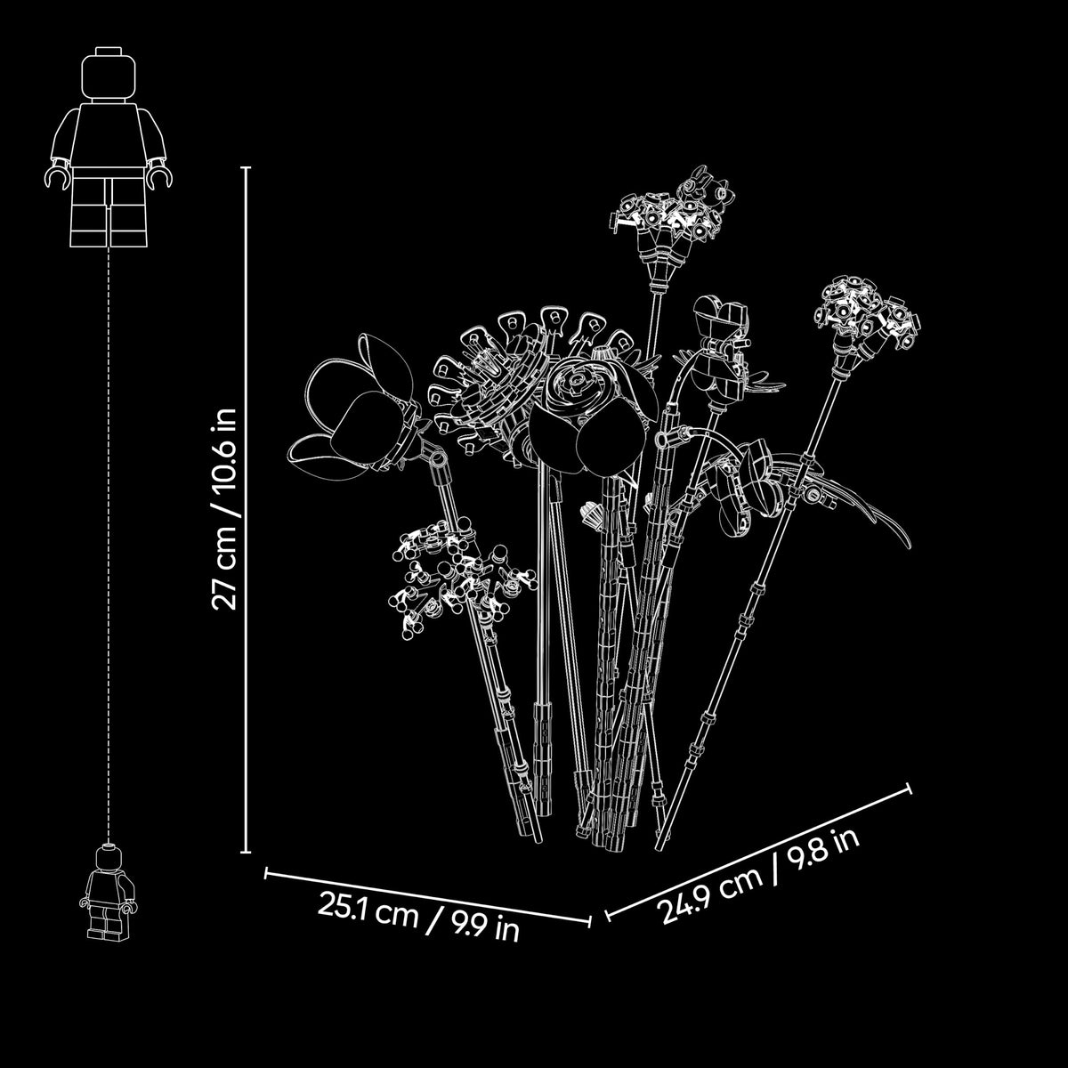 LEGO Botanicals Olivia Rodrigos Buchet de flori 11507