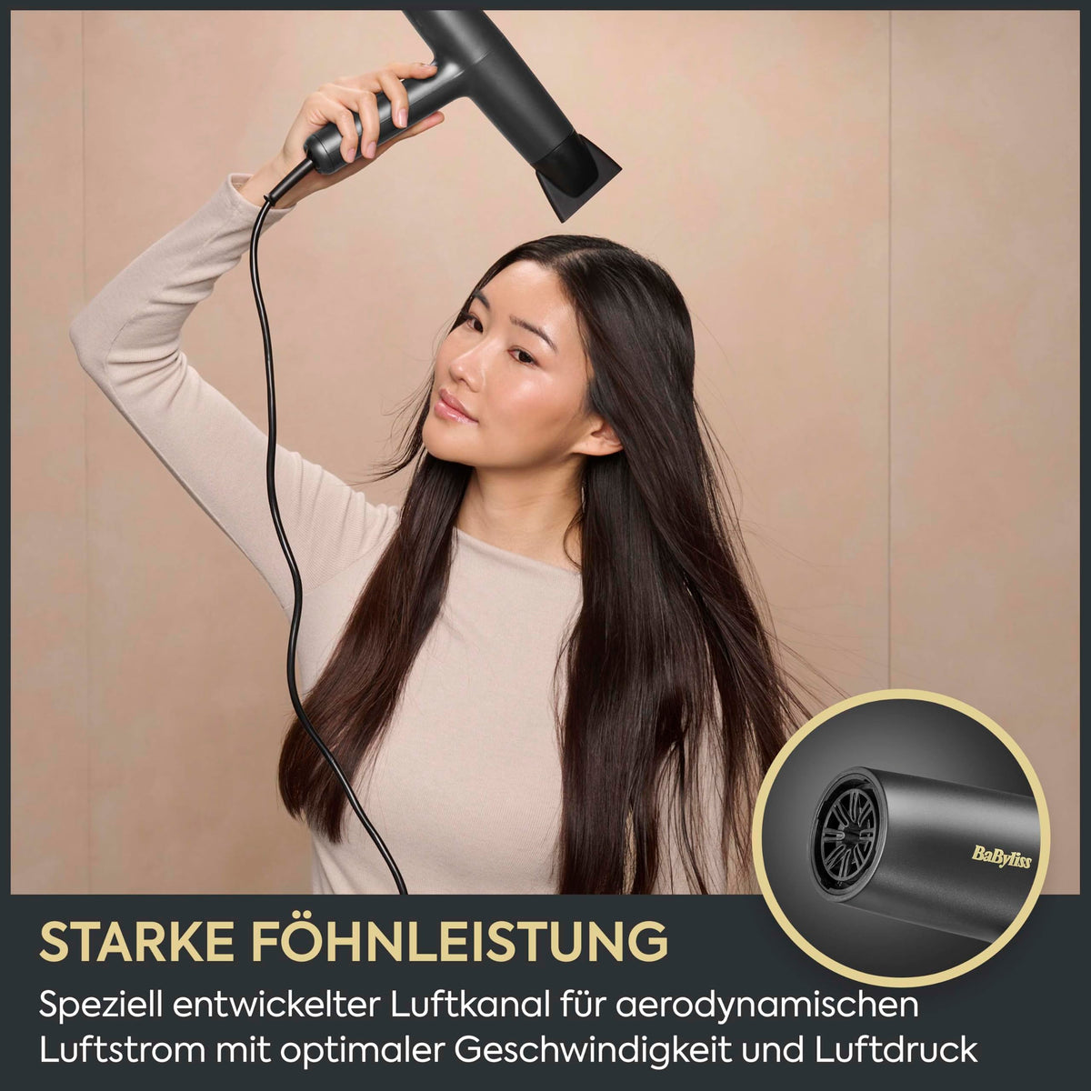 BaByliss Air Power Pro uscător de păr, profesional și ușor, feon - D6556DE