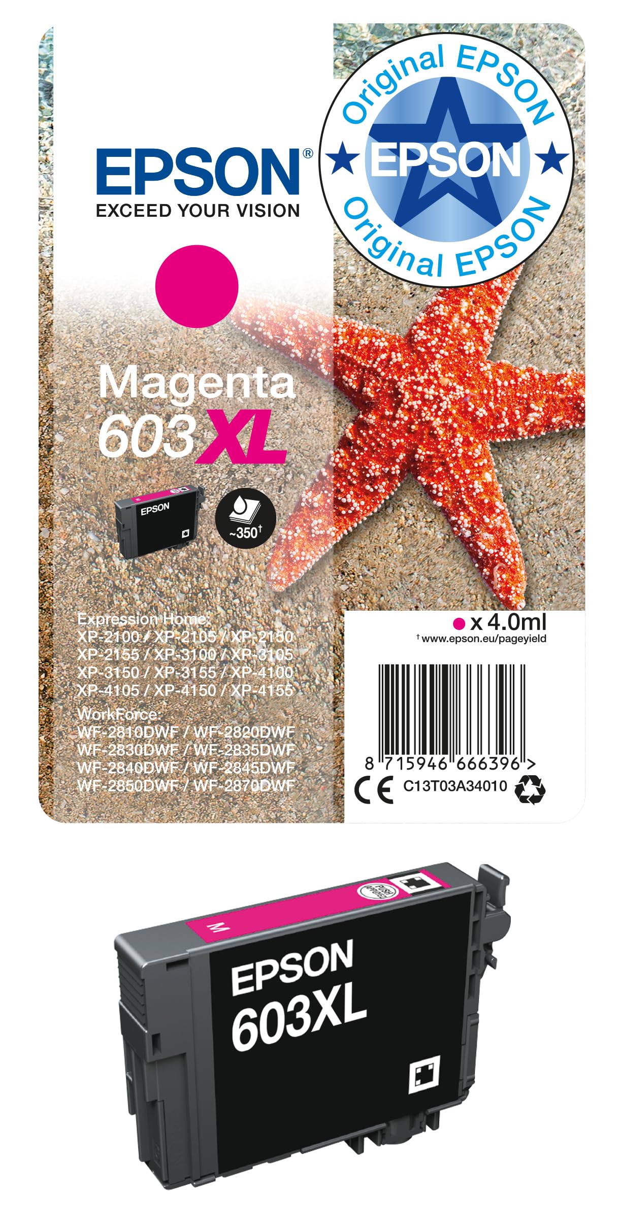 Epson 603XL Magenta (C13T03A34010)
