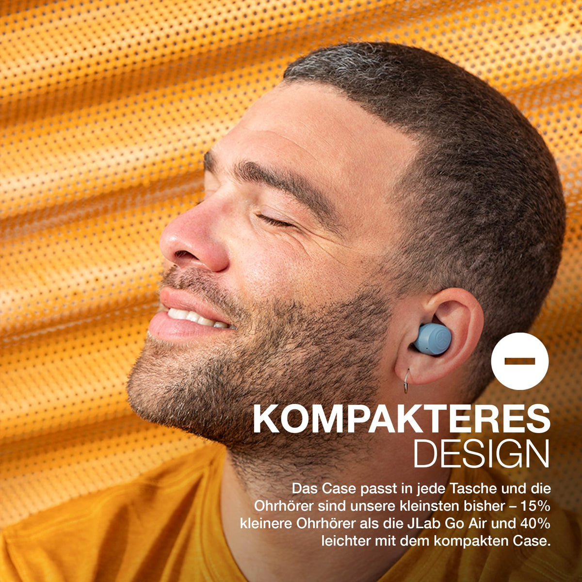 JLab Go Air Pop True Wireless Copfhörer - Bluetooth 32+ Std., Schiefer - EBGAIRPOPRSLT124