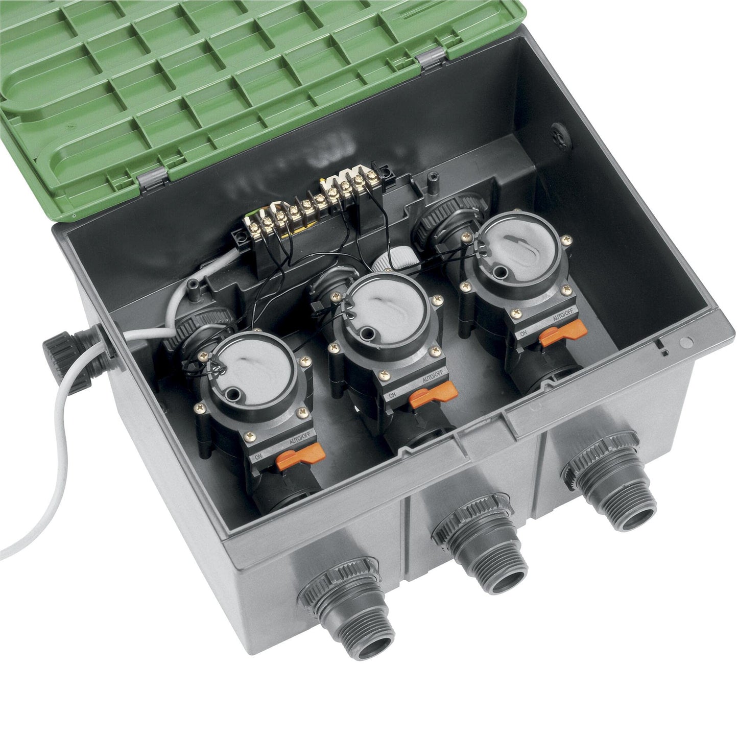 Gardena Irrigation Valve 9V: Automatic irrigation control, wireless, flow optimized, manual opening and closing of the valve (1251-20) 20 x 20 x 30 cm - 1251-U