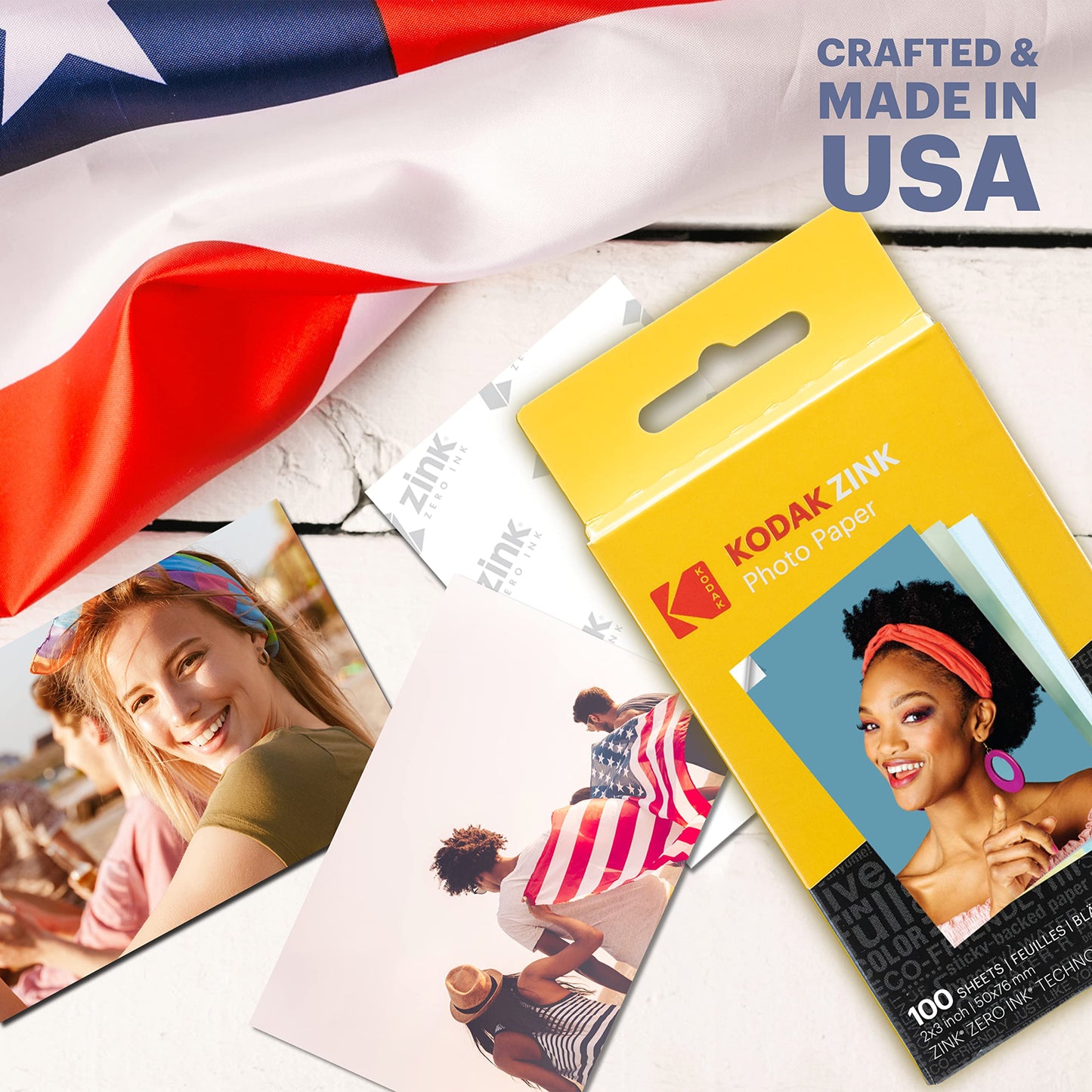 Kodak 2x3 Premium Zink Photo Paper (100 Sheets) - RODZ2X3100
