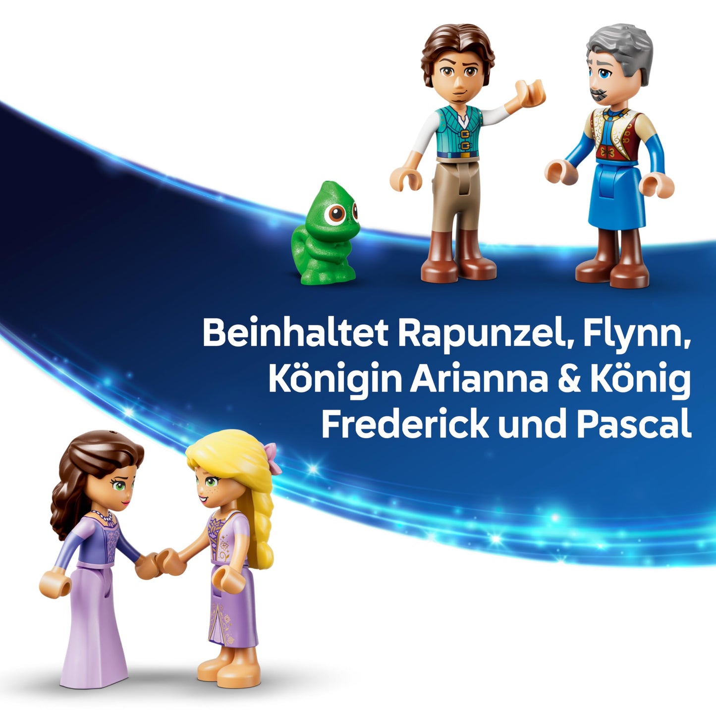 LEGO ǀ Disney Princess Rapunzel's Castle - exhibition model with 4 mini dolls, Pascal figure and accessories - birthday gift for girls aged 6 and over and fans of Rapunzel - newly released - 43297