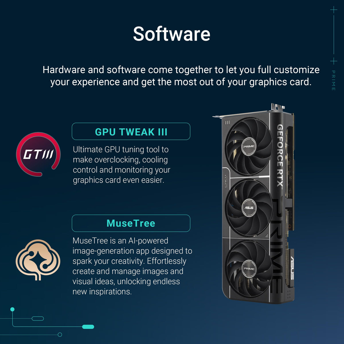 ASUS Prime GeForce RTX 5080 OC Edition 16GB GDDR7 Gaming Graphics Card - 90YV0LX0-M0NA00