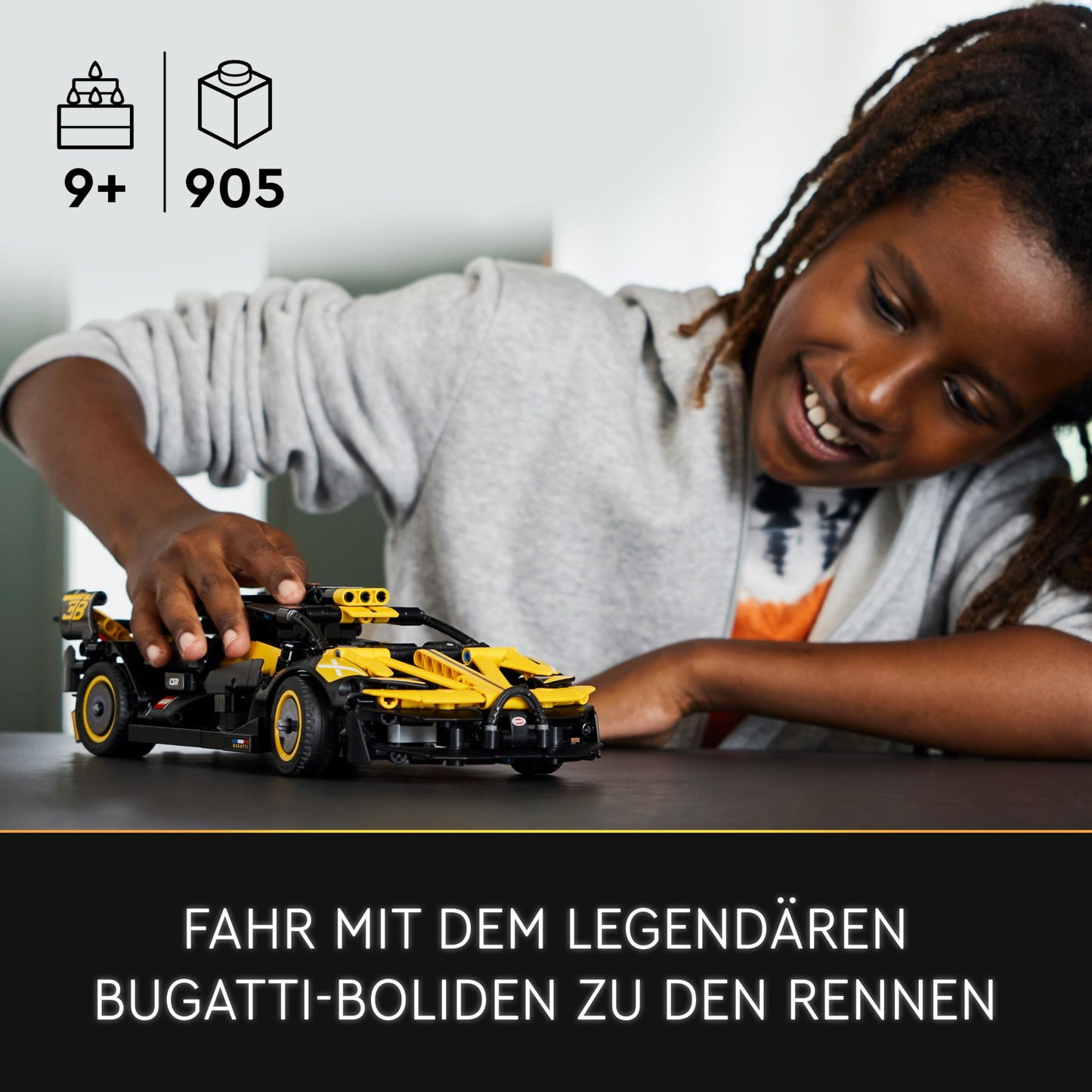 LEGO Technic Bugatti Bolide, car model kit, sports car toy, iconic car set to collect, building toy for ages 9 and up 42151