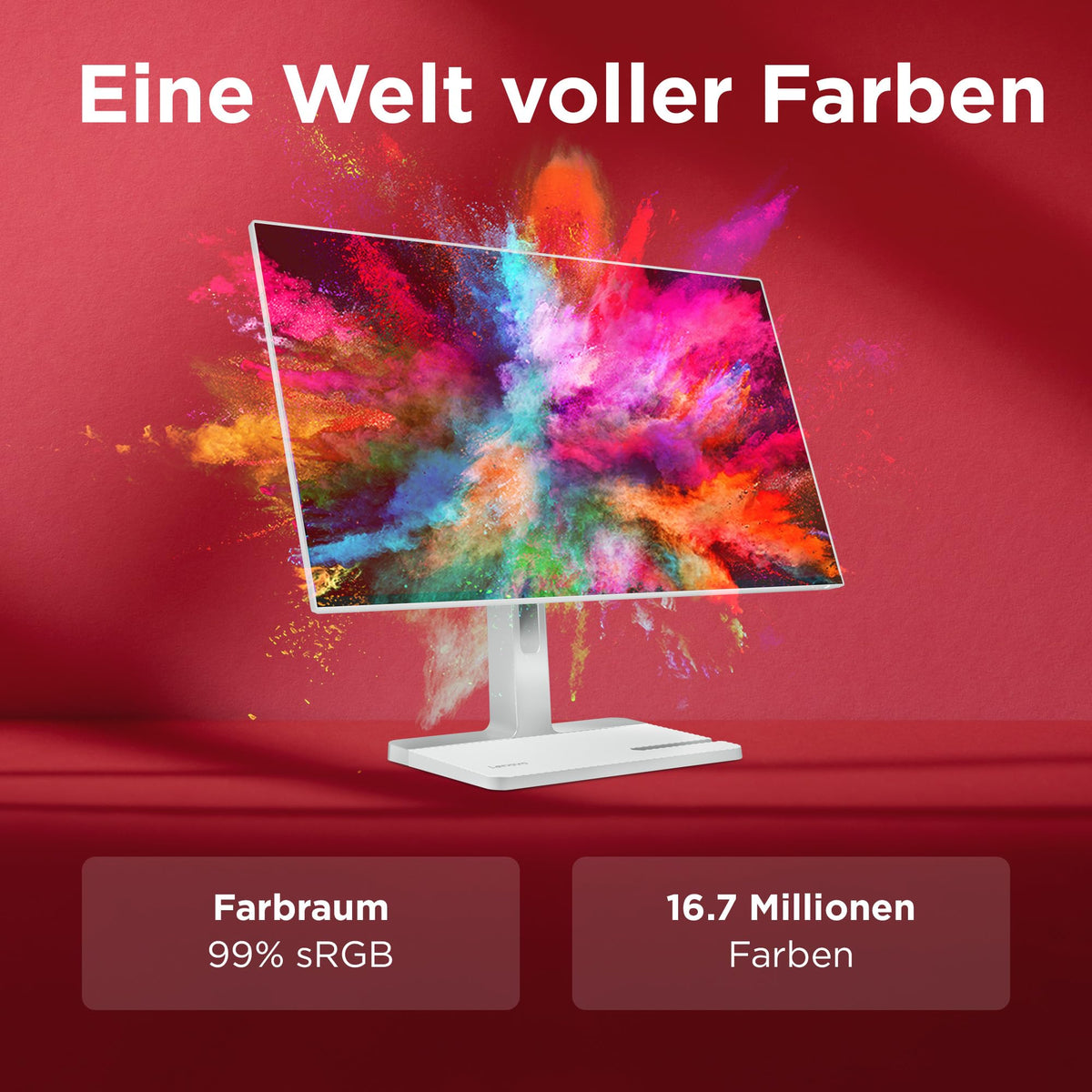 Lenovo L24D-4c | Monitor | 23.8" Full HD | 144Hz | IPS | USB-C Docking 75W - 67DCUAC6E5