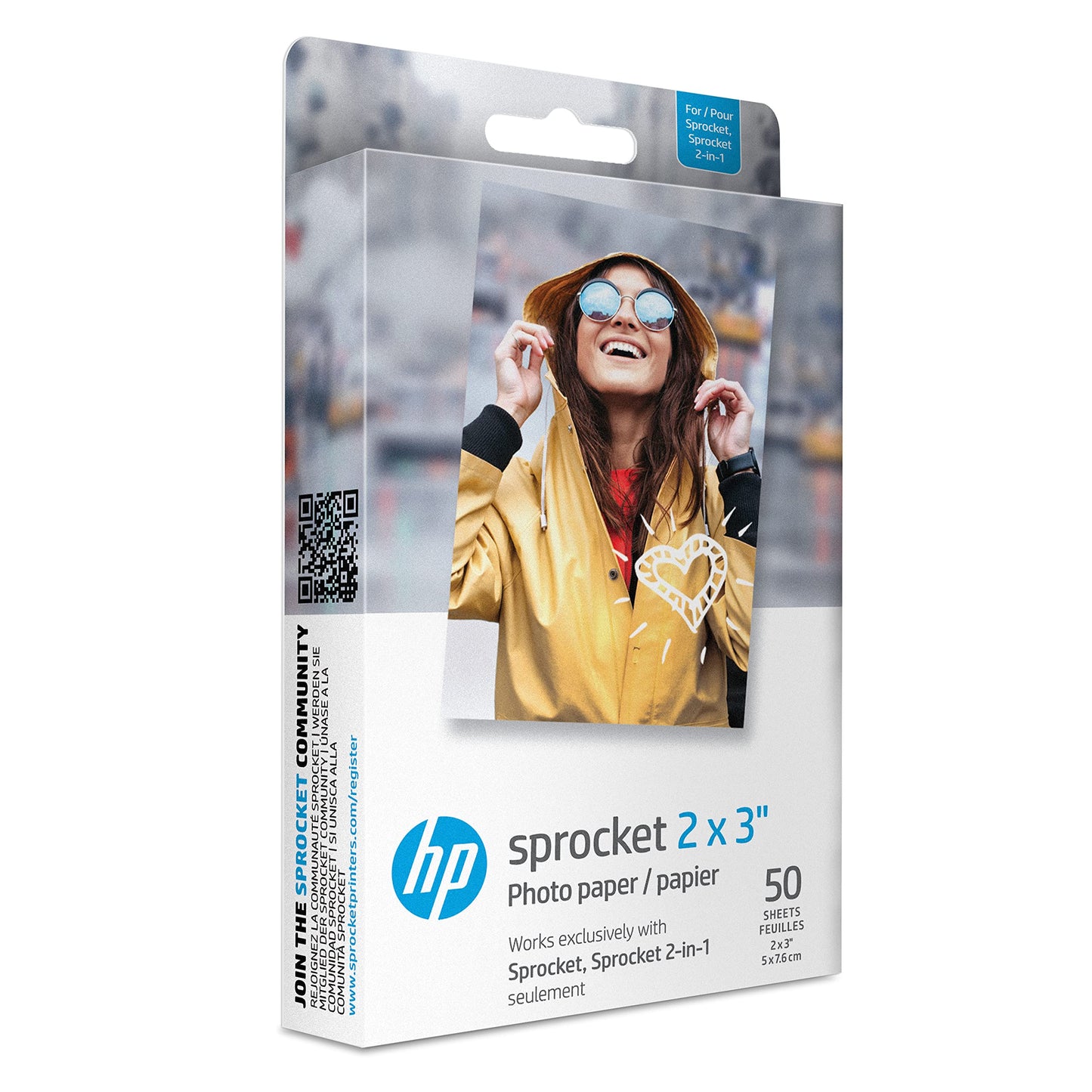 HP Sprocket Premium Zink vorgeschnittenes - 1DE39A