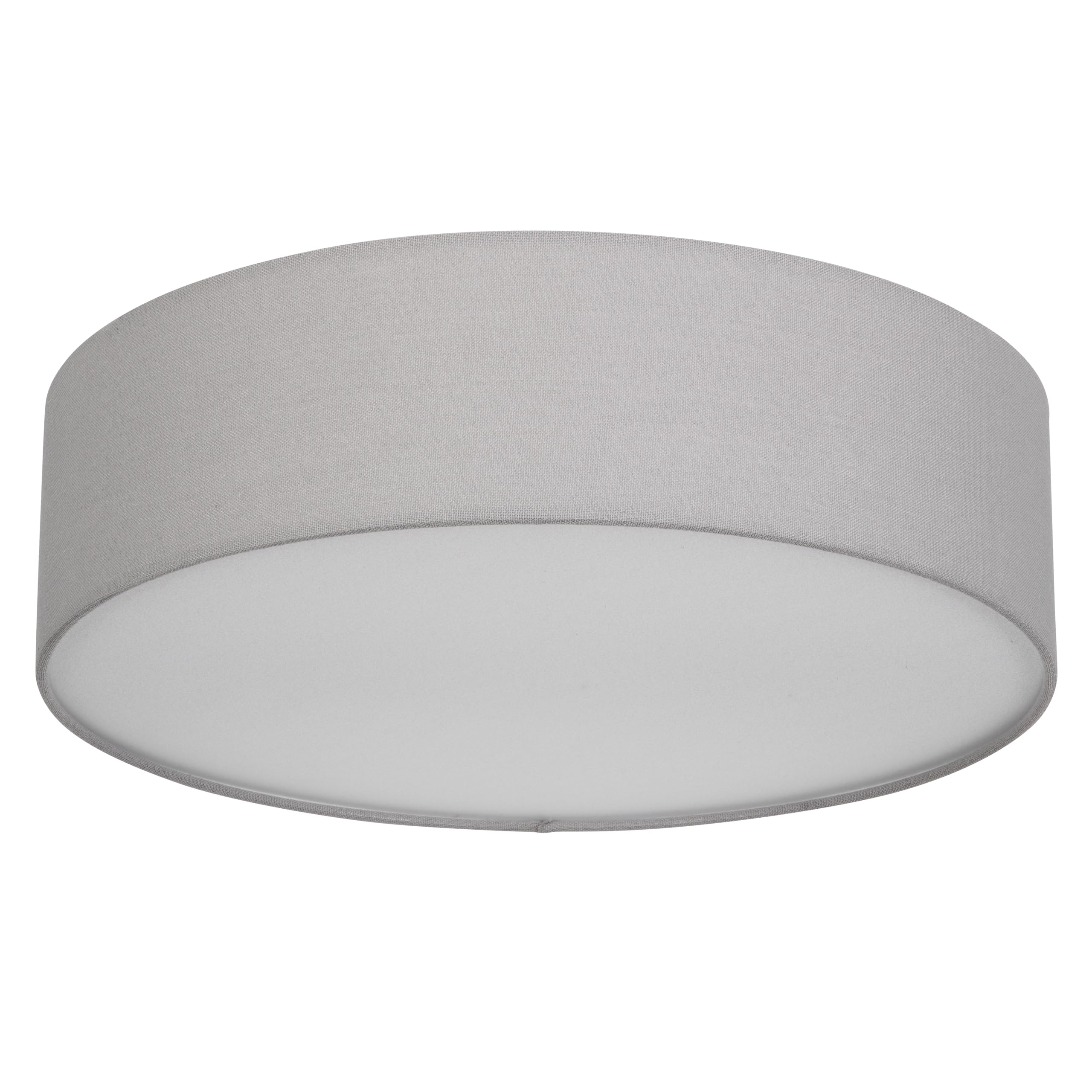REV ceiling light - ceiling lamp kitchen, bedroom & living room around 40cm with fabric lampshade in a vintage look, gray - 2900025045