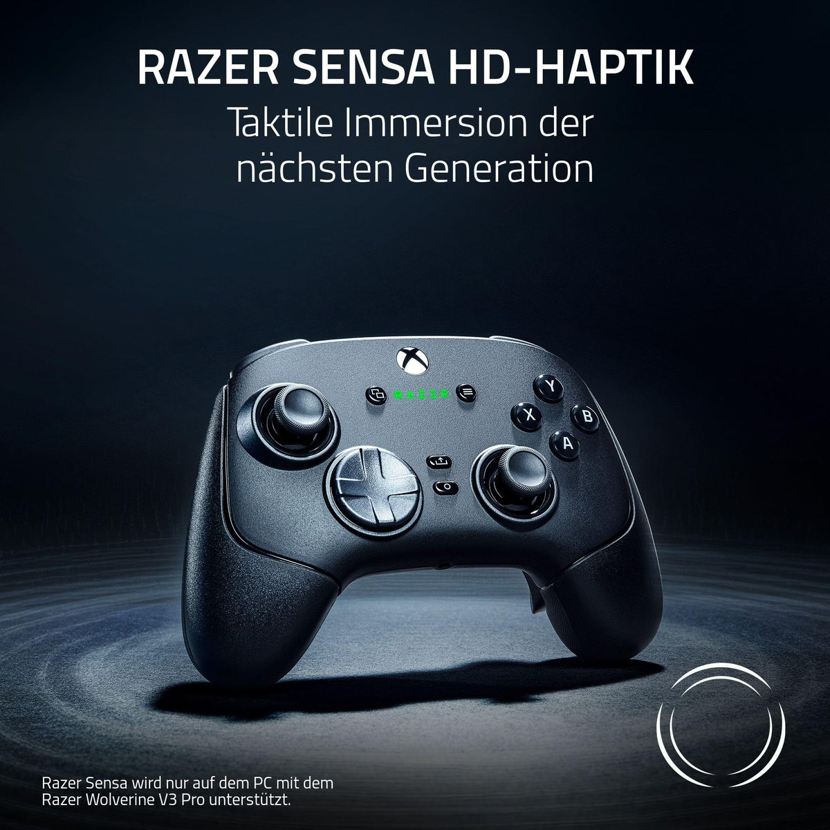 Razer Wolverine V3 Pro - Controler wireless pentru esports pentru Xbox și PC - Joystick-uri analogice cu Hall Effect (HyperSpeed Wireless, butoane acționale mecha tactile, vibrații haptice) Alb - RZ06-05200200-R3M1