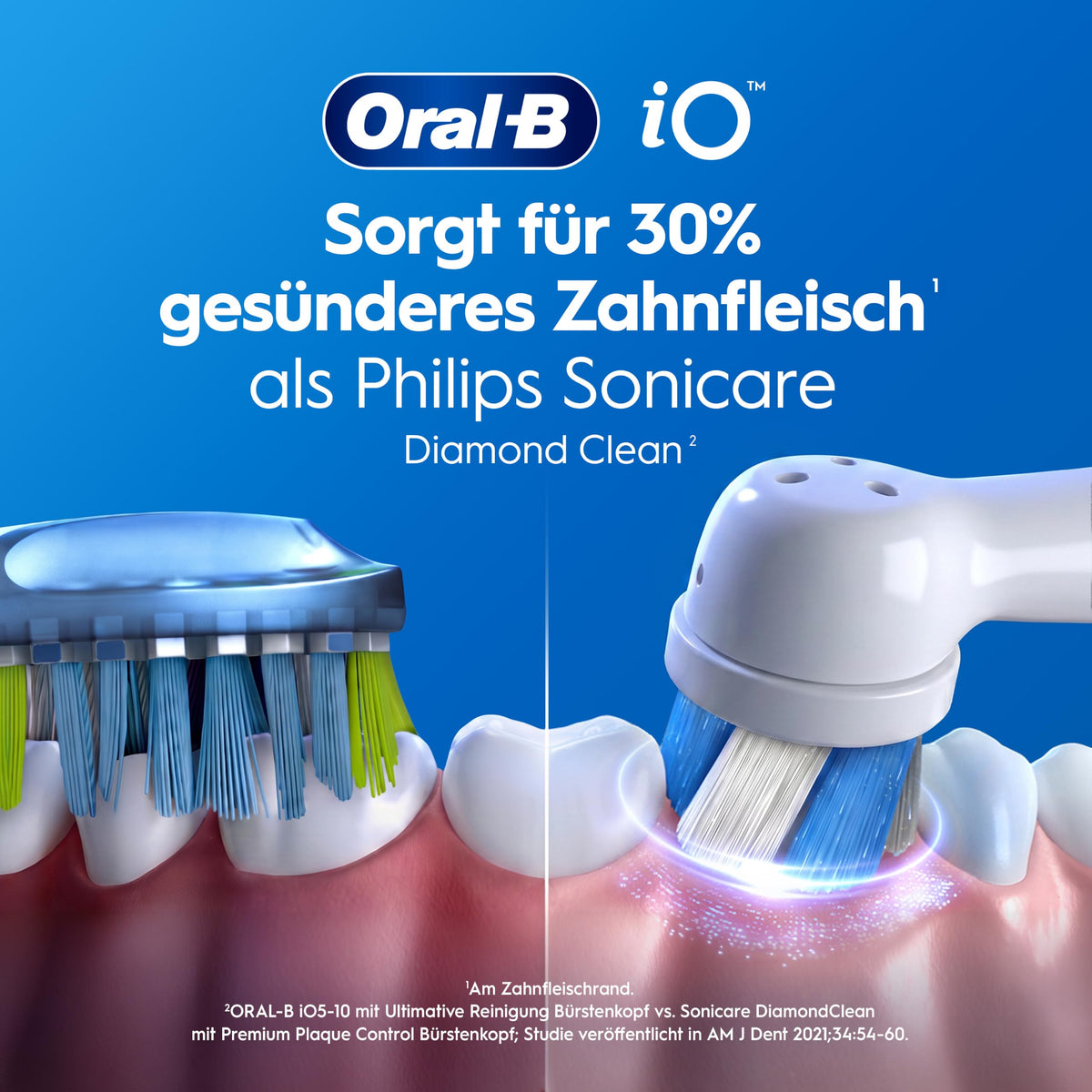 Oral-B iO Series 3 Electric Toothbrush, Light Blue - 8006540961490