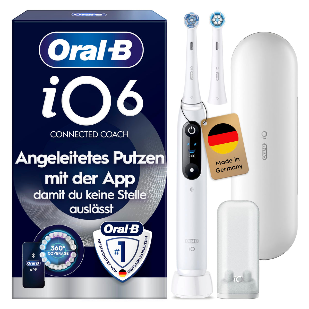 Oral-B iO Series 6 Electric Toothbrush, White - 6WhiteJAS22