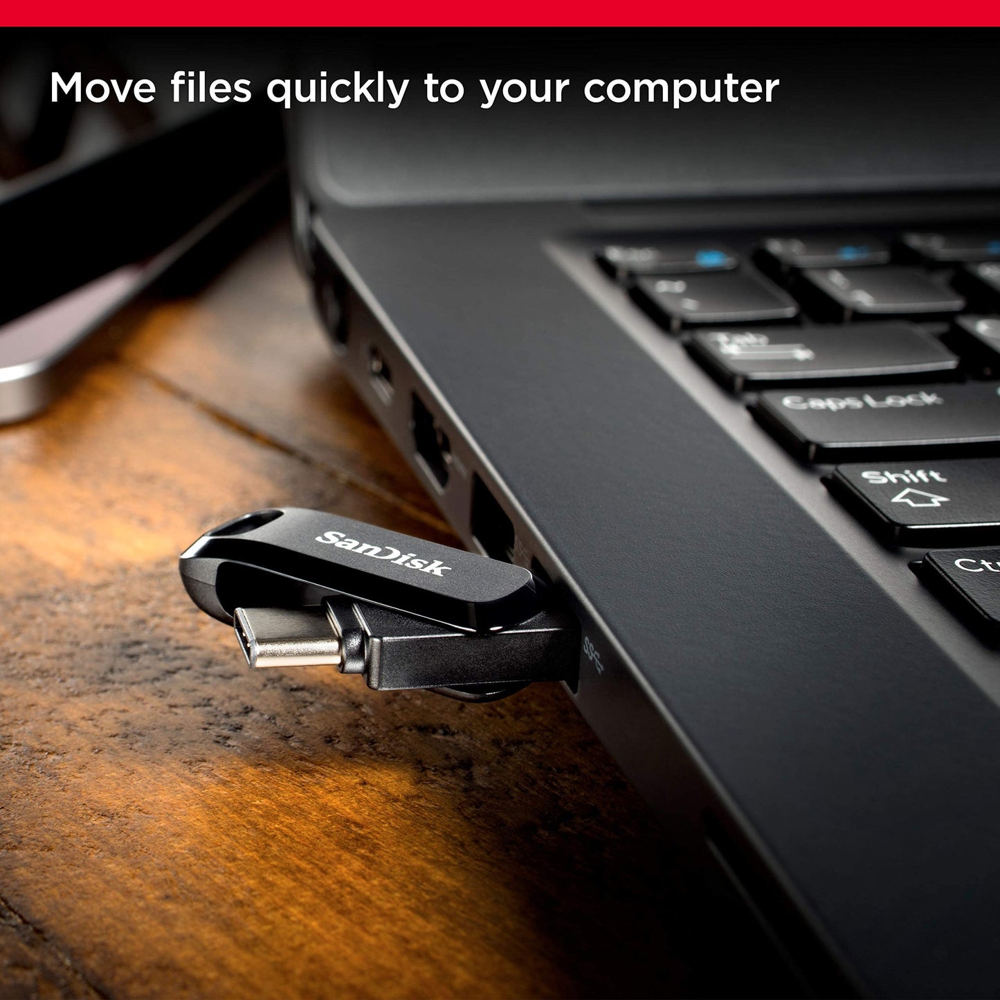 SanDisk Ultra Dual Drive Go USB Type-C 64 GB (Android smartphone memory, USB Type-C port, 150 MB/s reading speed, can be used as a key fob) (pack of 2) - SDDDC3-064G-G46