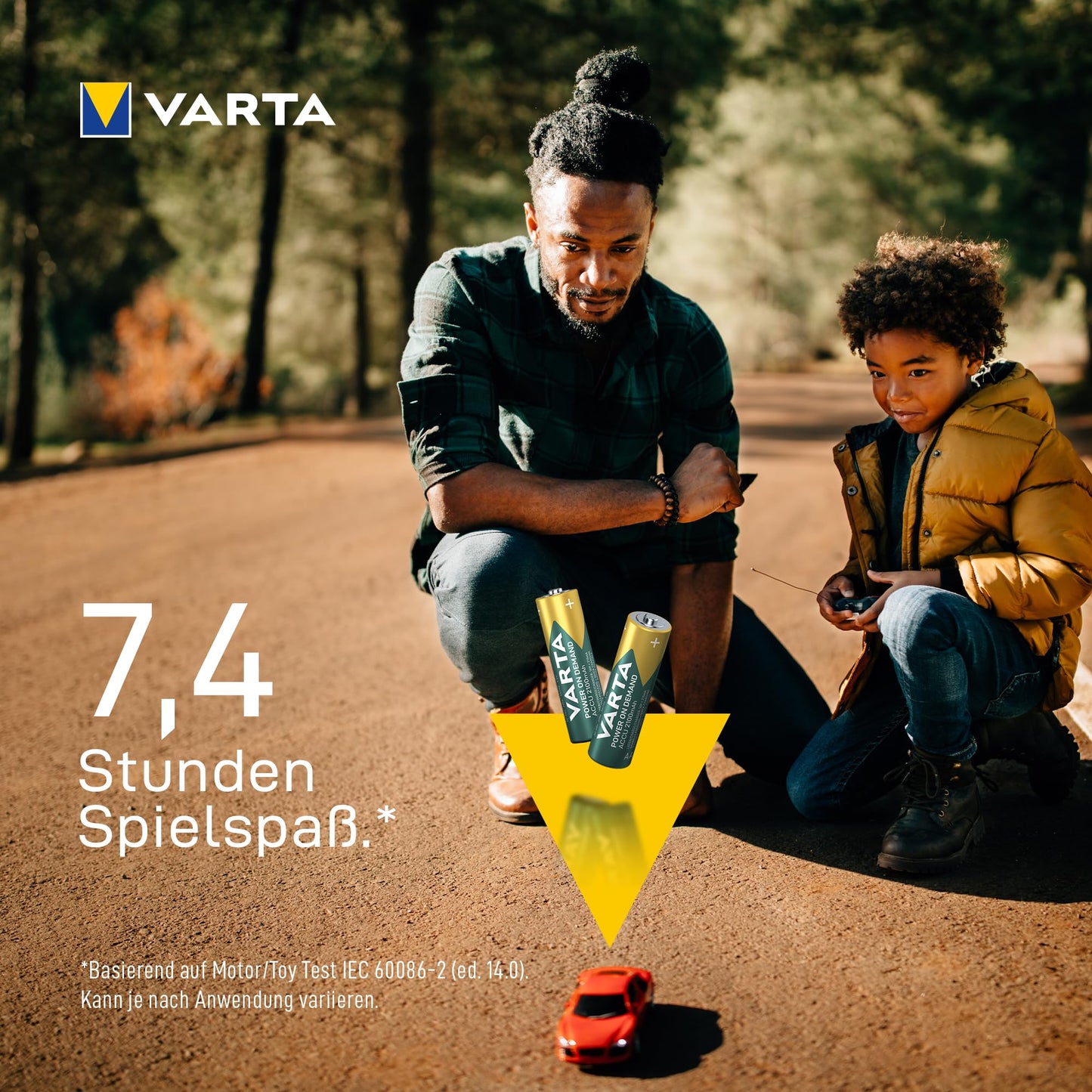 VARTA AA batteries, rechargeable, pack of 8, battery, power on demand, 2100 mAh Ni-MH, pre-charged, ready for immediate use [Exclusive to Amazon] - Power