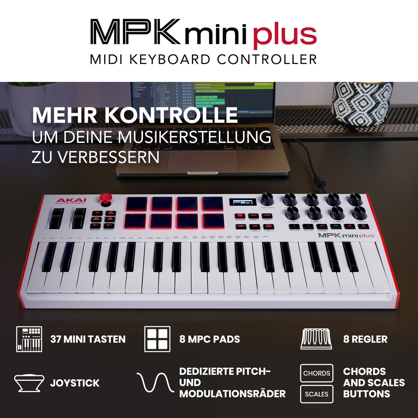 Akai MPK Mini Plus (White)