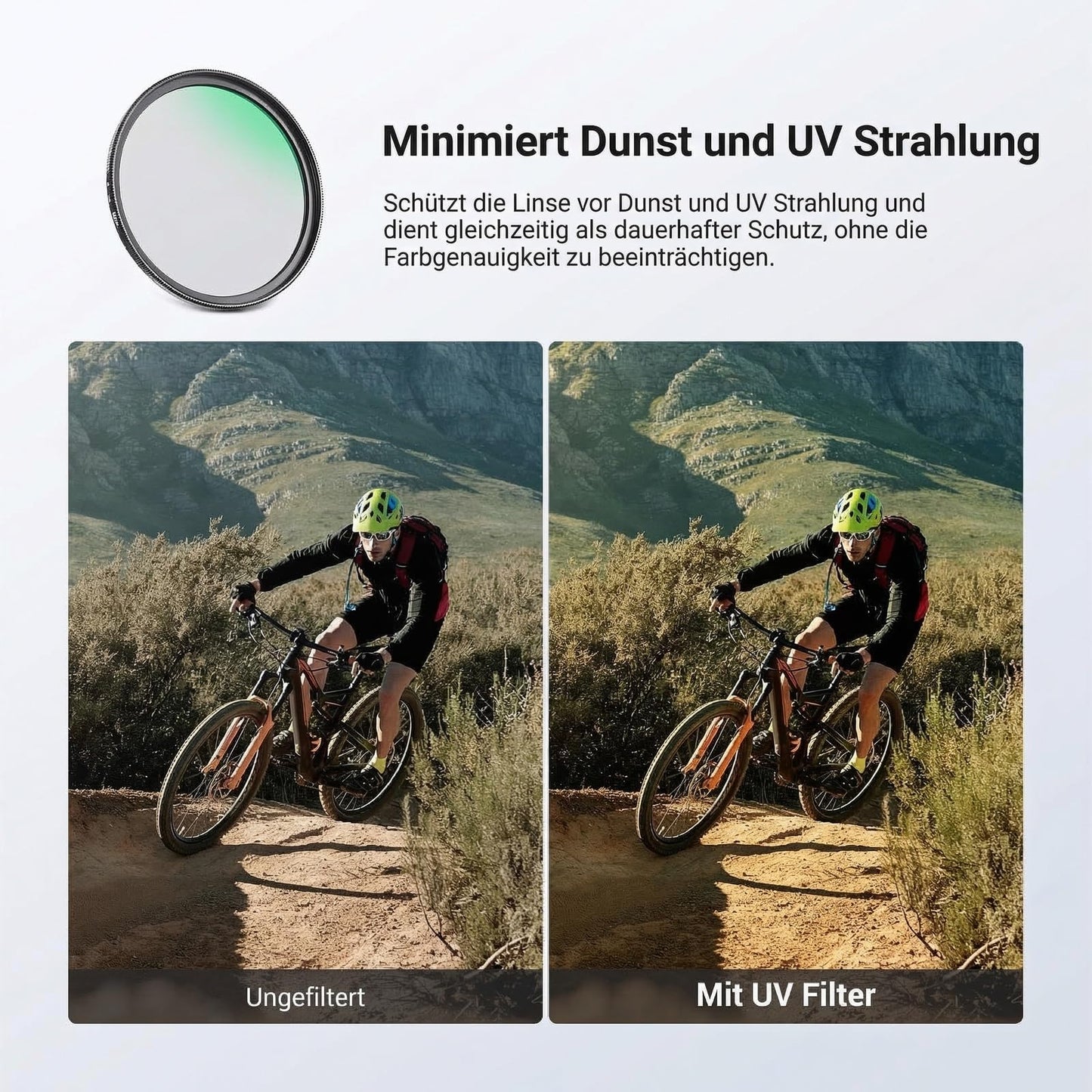 NEEWER 82 mm variable ND+CPL+UV filter set, pack of 3, multi-coated gray filter (ND2-400) circular polarization filter camera lens polarizing filter, photo accessories with carrying case lens caps - NW