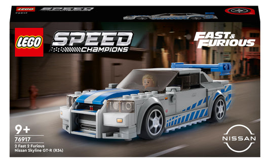 LEGO Speed Champions 2 Rapid 2 Furios – Nissan Skyline GT-R (R34) 76917