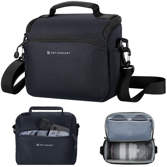 K&F CONCEPT camera backpack camera bag, SLR bags shoulder bag, camera bag liner bag, photo bag for photographers, suitable for everyday use, deep blue - JPKF13.179V1US
