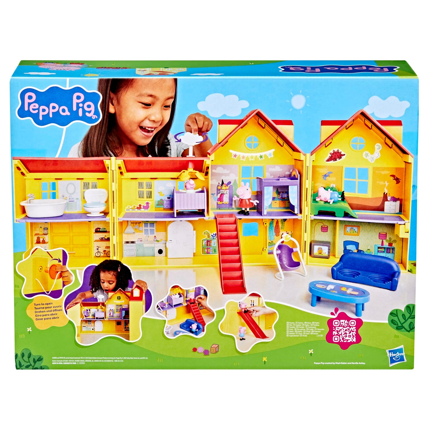 Peppa Pig Peppa's Big House Playset, 80 cm - G05085L0