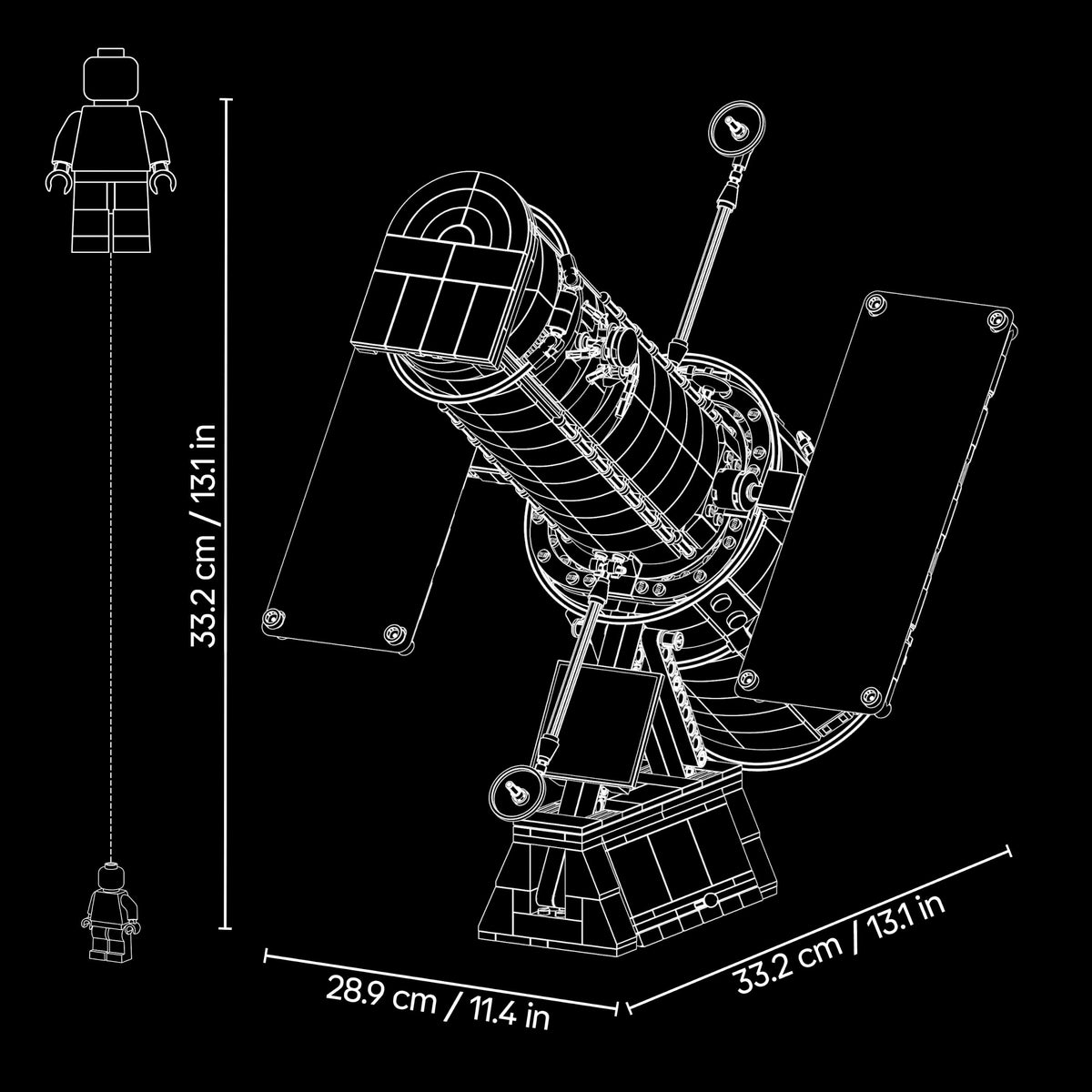 LEGO Icons Hubble Space Telescope 11382