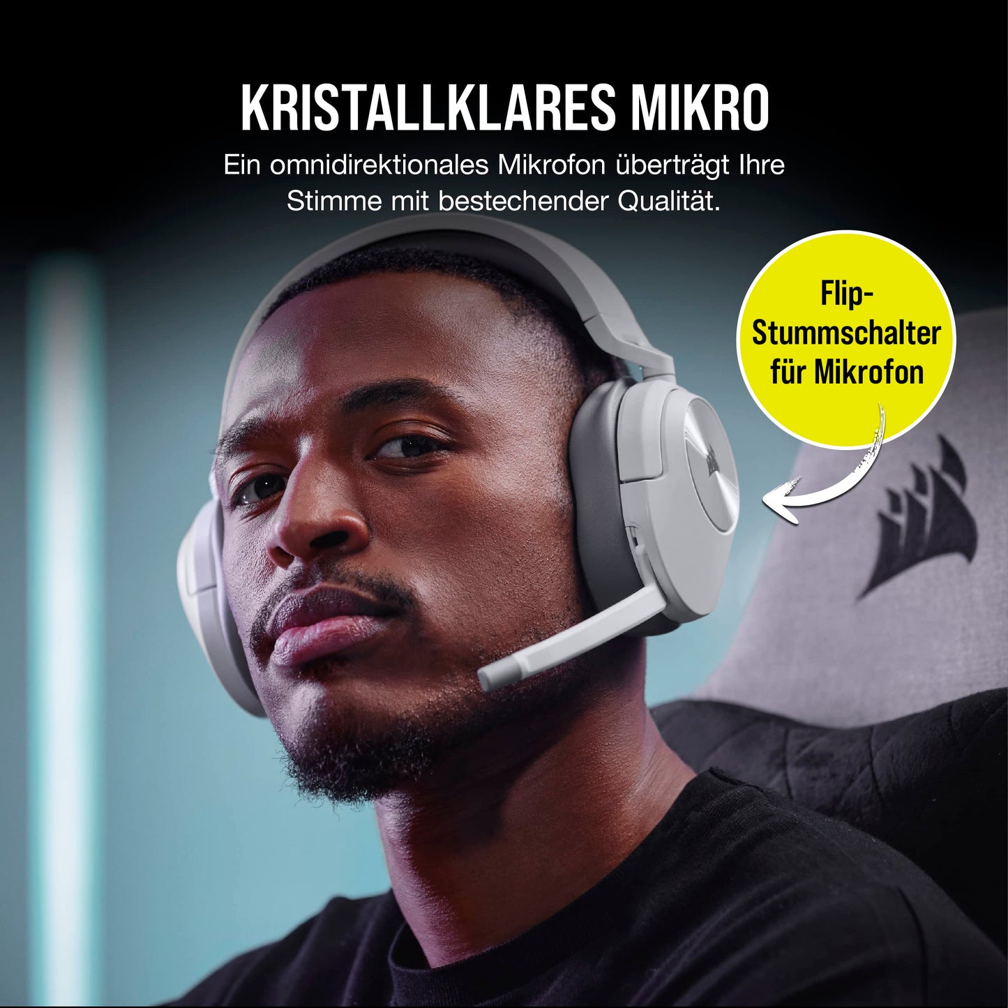 Corsair HS55 Wireless Gaming Headset - White - CA-9011281-EU