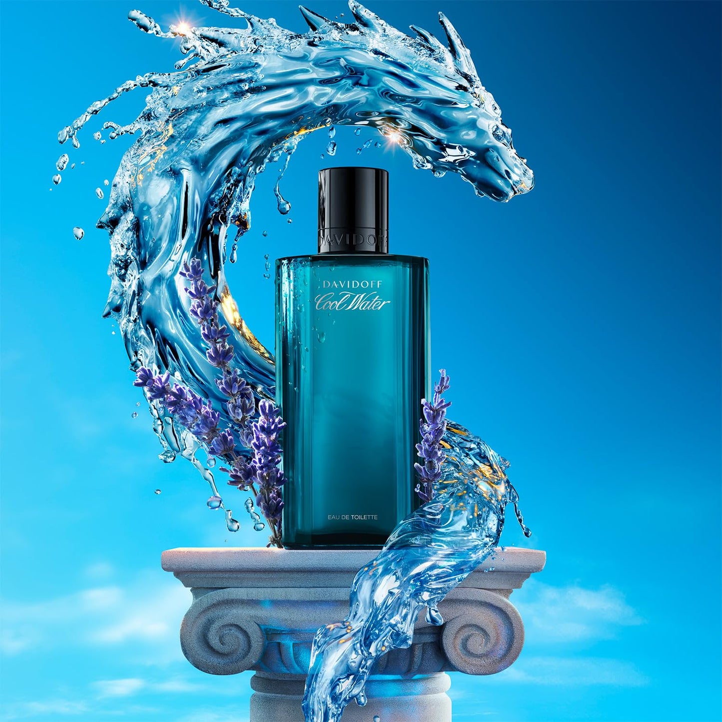 Davidoff Cool Water Eau de Toilette - Fougère fragrance for men - With coriander, lavender and amber - Long-lasting fragrance, 40ml - 123657