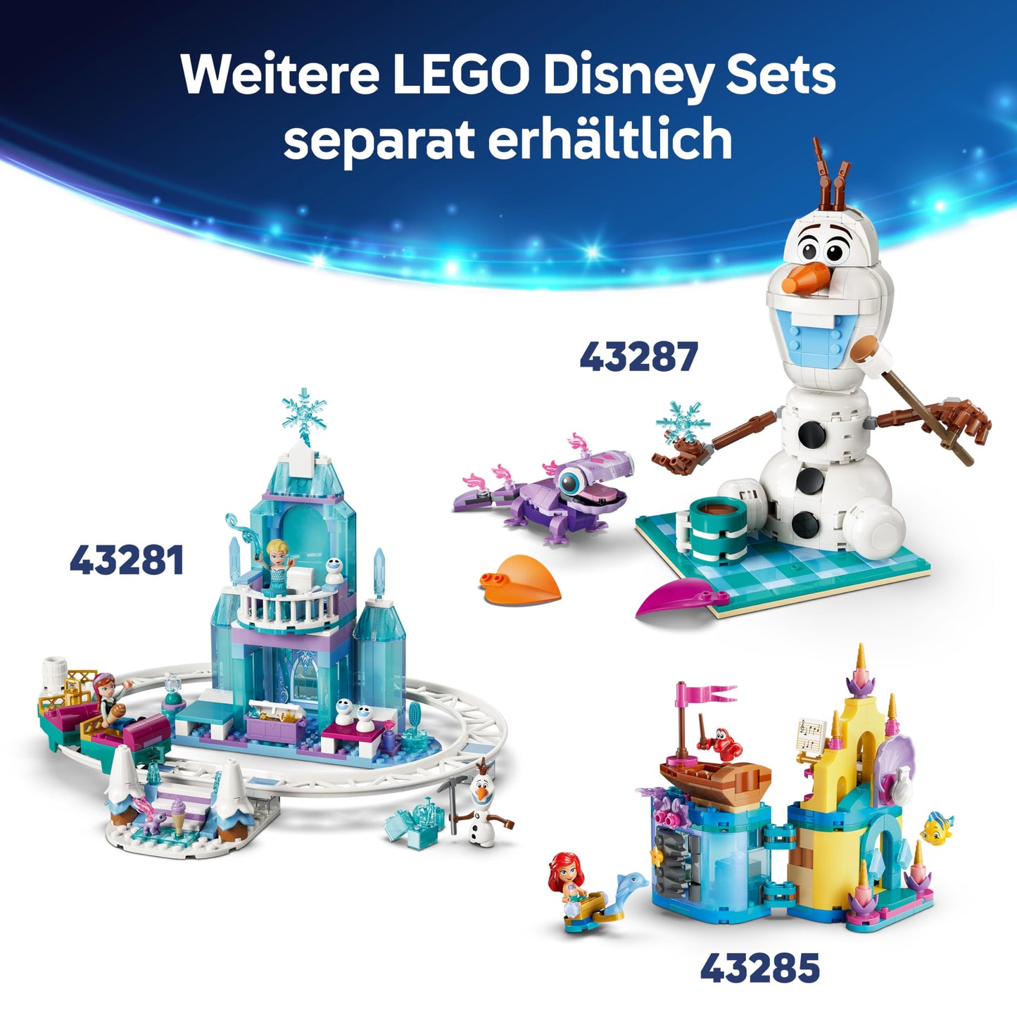 LEGO ǀ Disney Aristocats: Enchanting Marie - toy cat figure with accessories - including textile bow - DIY decoration for the bedroom - gift for girls aged 7 and up and fans - 43286
