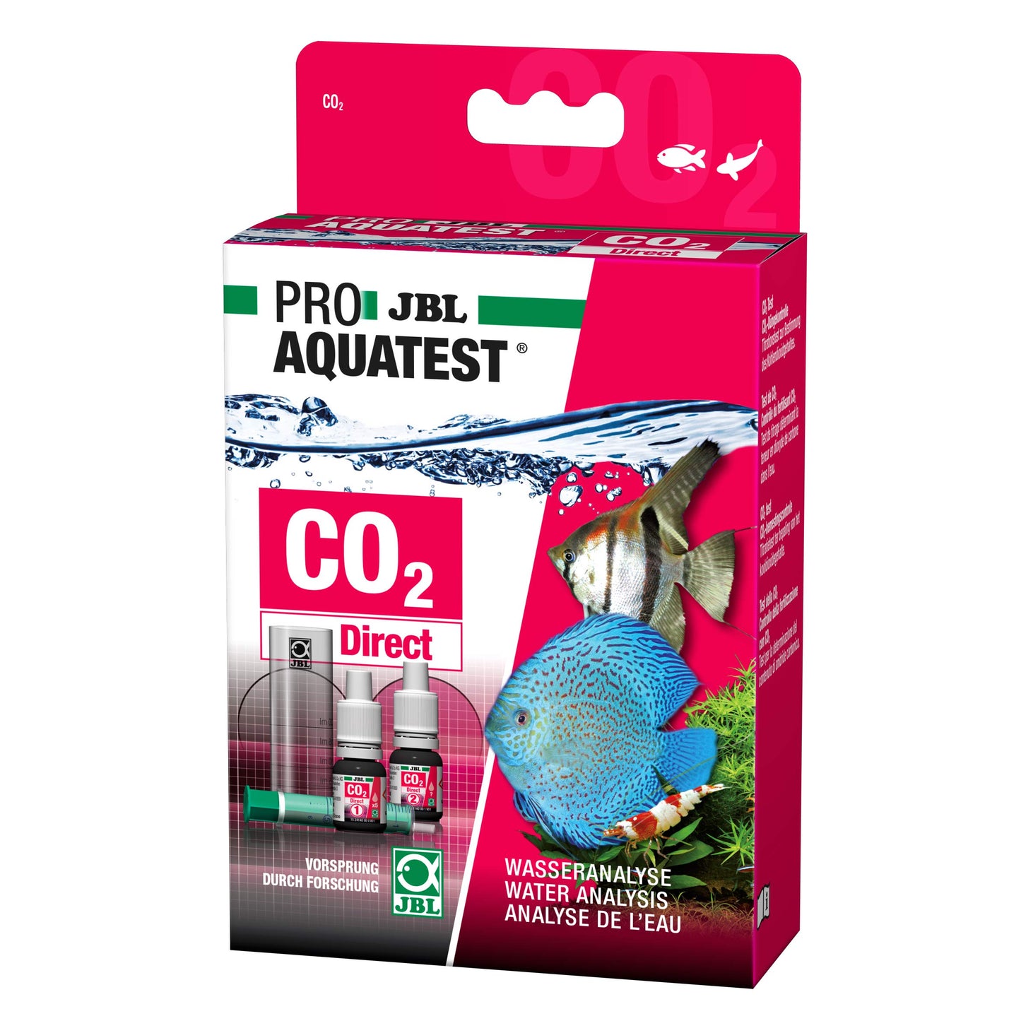 JBL water test set, for freshwater aquariums, ProAquaTest CO2 Direct - 2414000