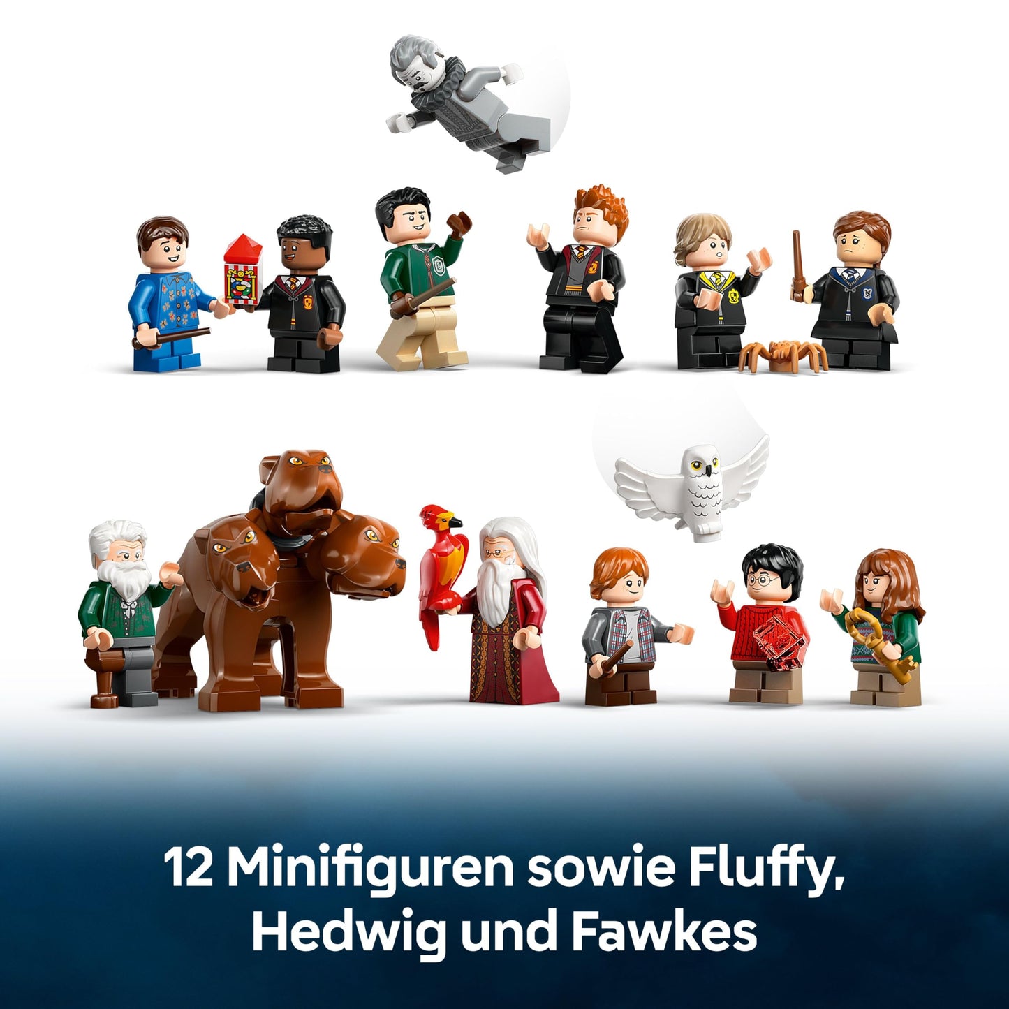 LEGO Harry Potter Hogwarts Castle: The Main Tower - Toy with Flying Key, Magic Chess Room, 12 Minifigures - Gift for Boys, Girls & Adult Fans from 10 Years - 76454