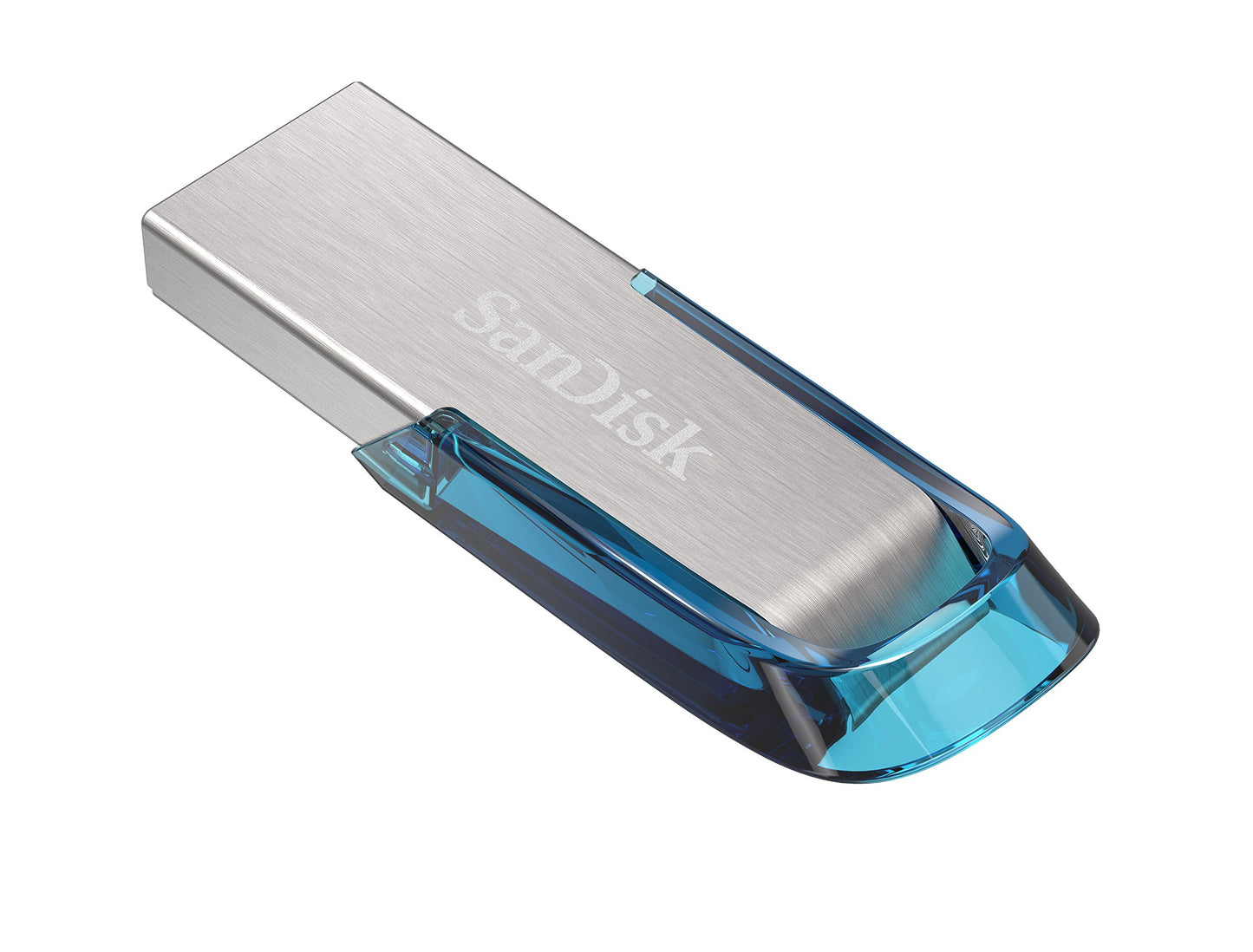 SanDisk Ultra Flair USB 3.0 Flash Drive 64GB (Rescue Pro Software, Password Protection, Rugged, Slim Metal Body, 150MB/s Transfer Speed) Blue (Pack of 2) - SDCZ73-064G-G46B