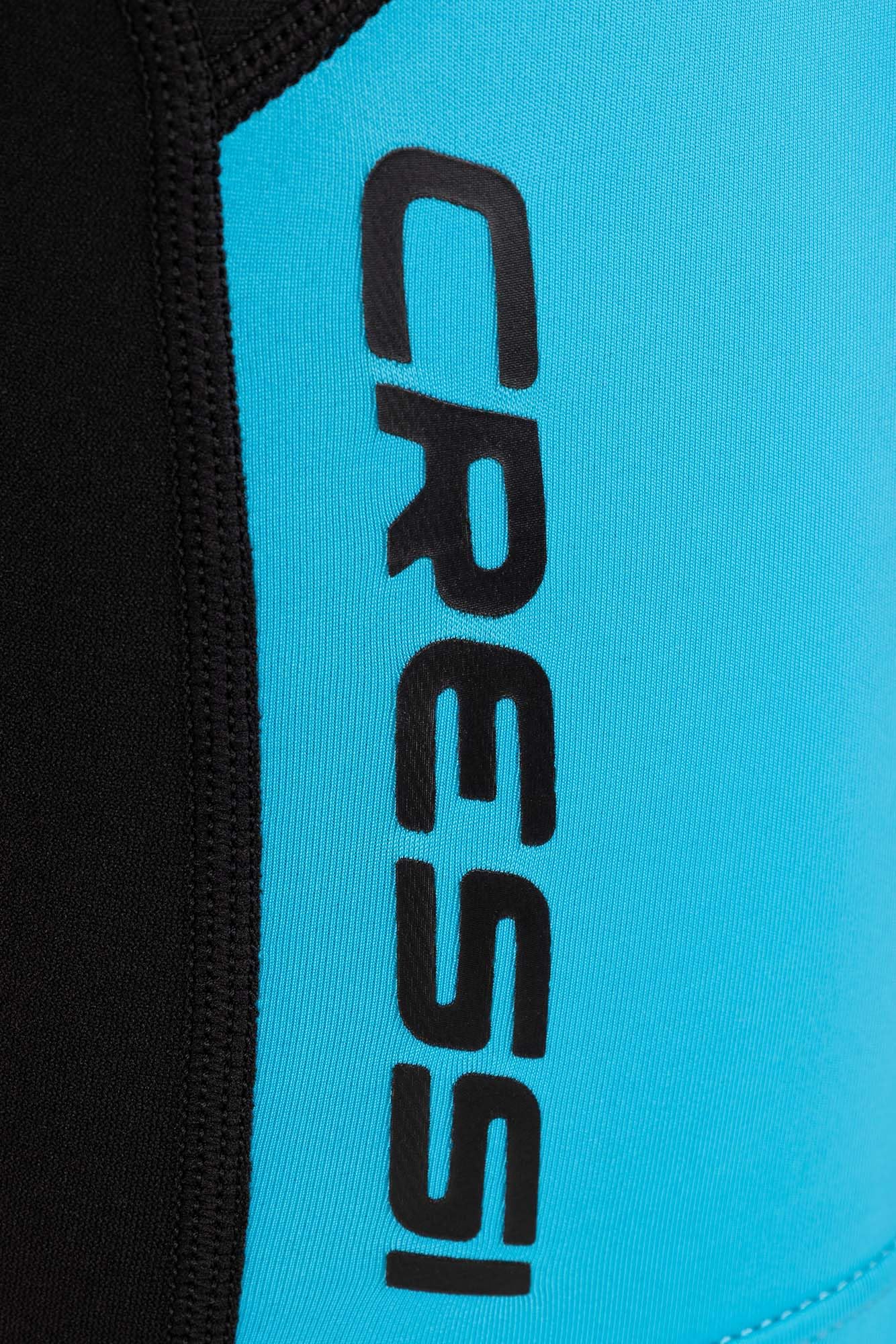 Cressi Shorty 2mm children's wetsuit - children's swimming suit with UV, cold protection, jellyfish protection - swimming suit for girls and boys - black/blue - 9/10 years - XDG006206